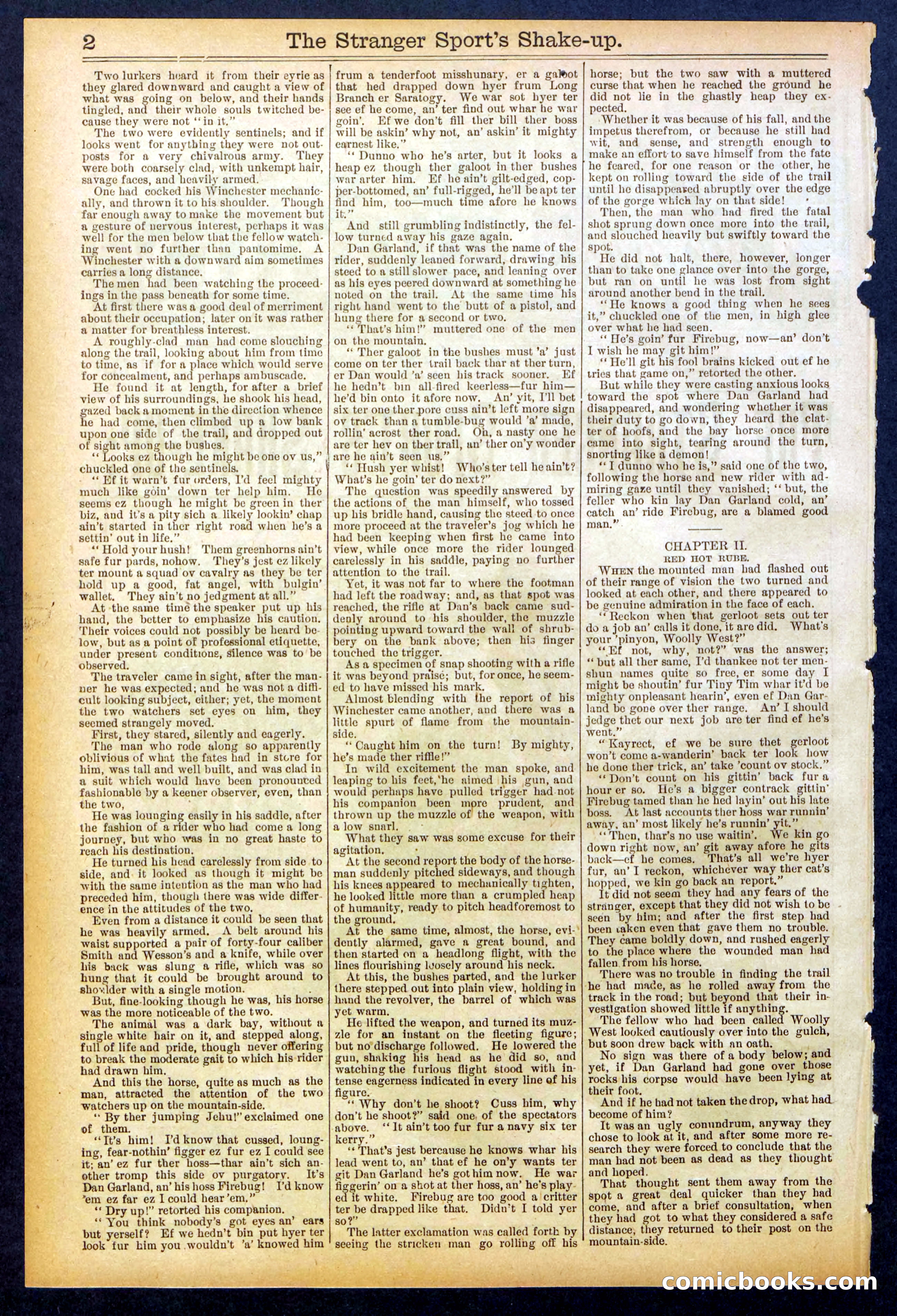 Beadle's Dime Library No. 852 — page 2 of 32