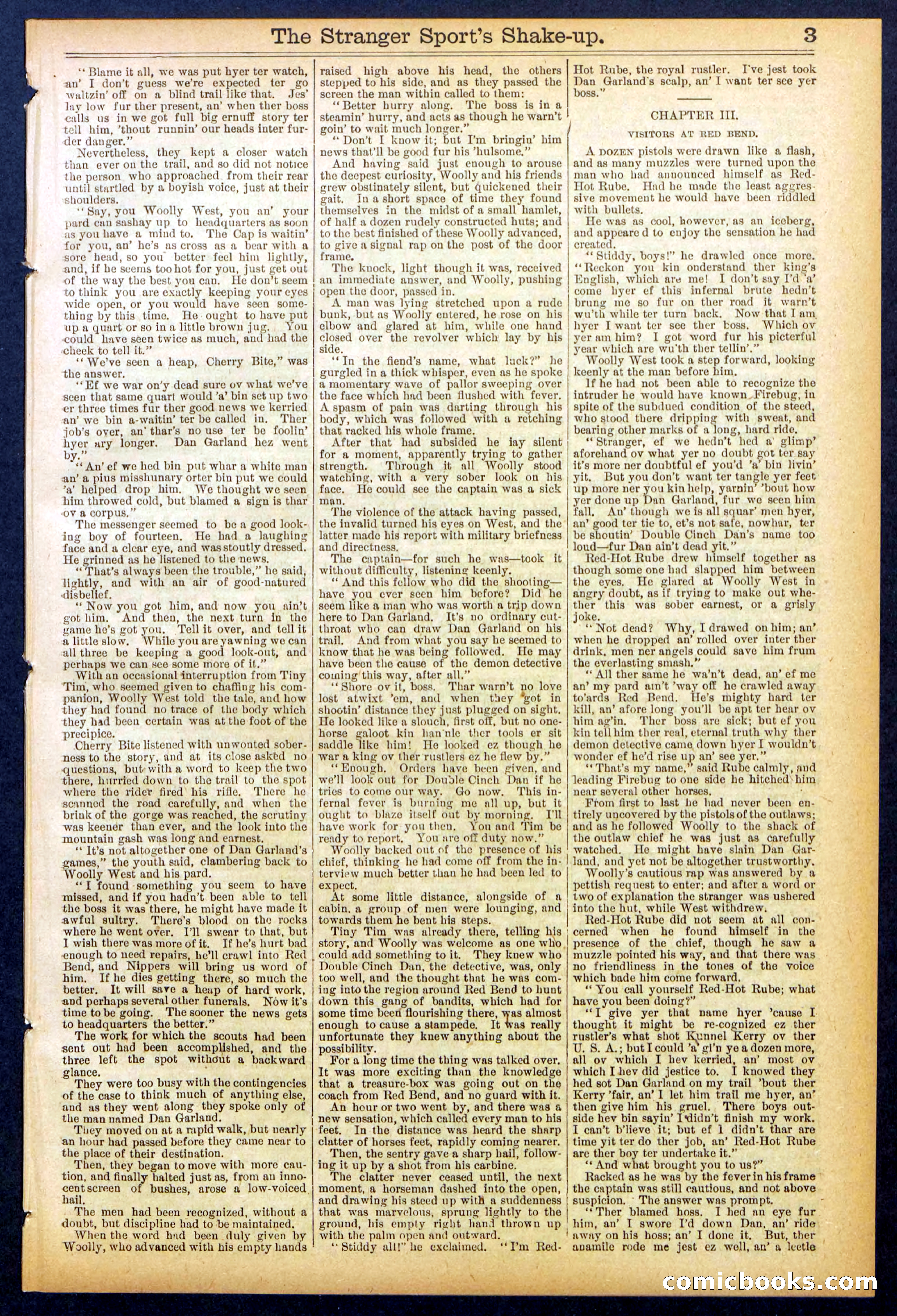 Beadle's Dime Library No. 852 — page 3 of 32