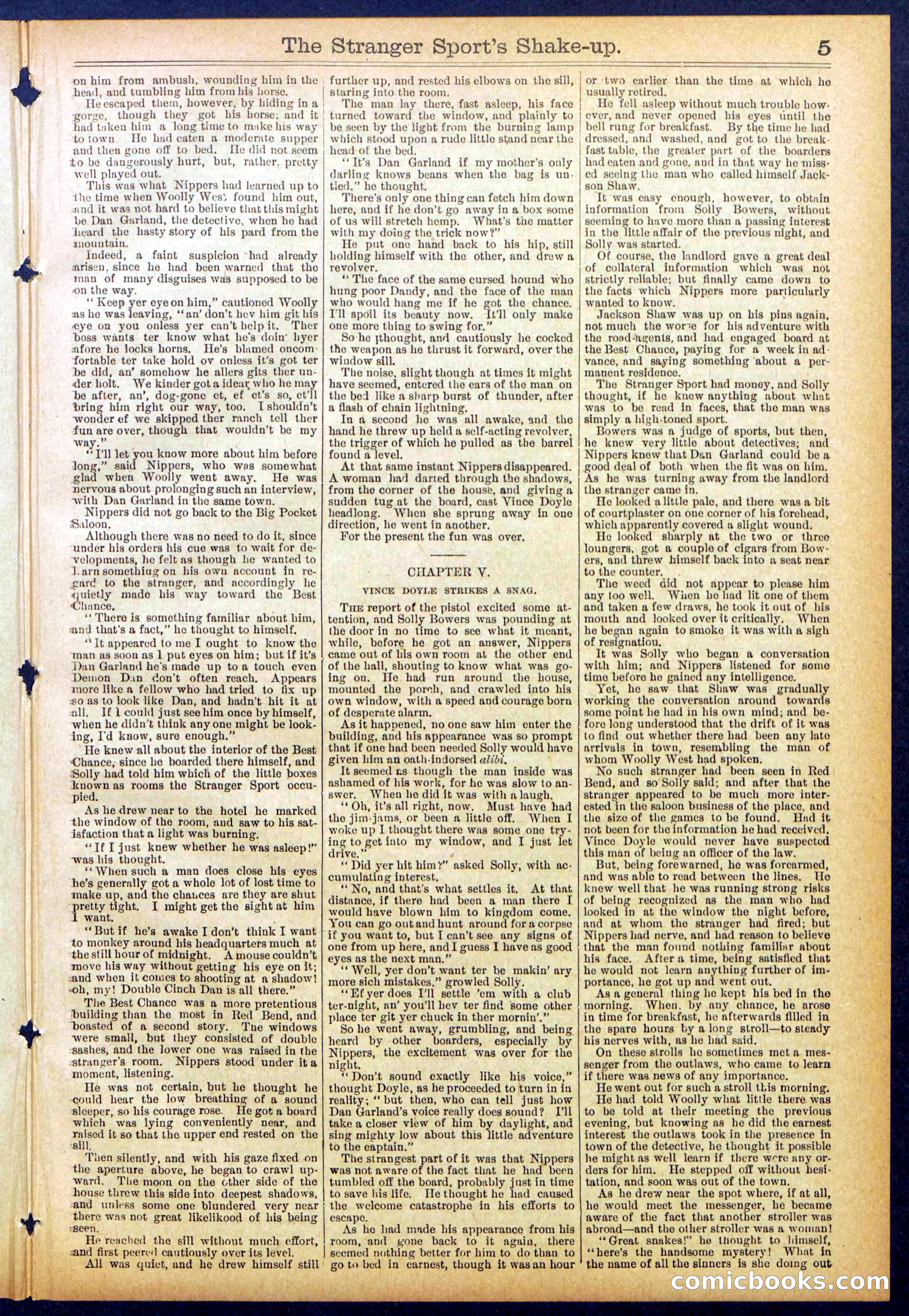 Beadle's Dime Library No. 852 — page 5 of 32