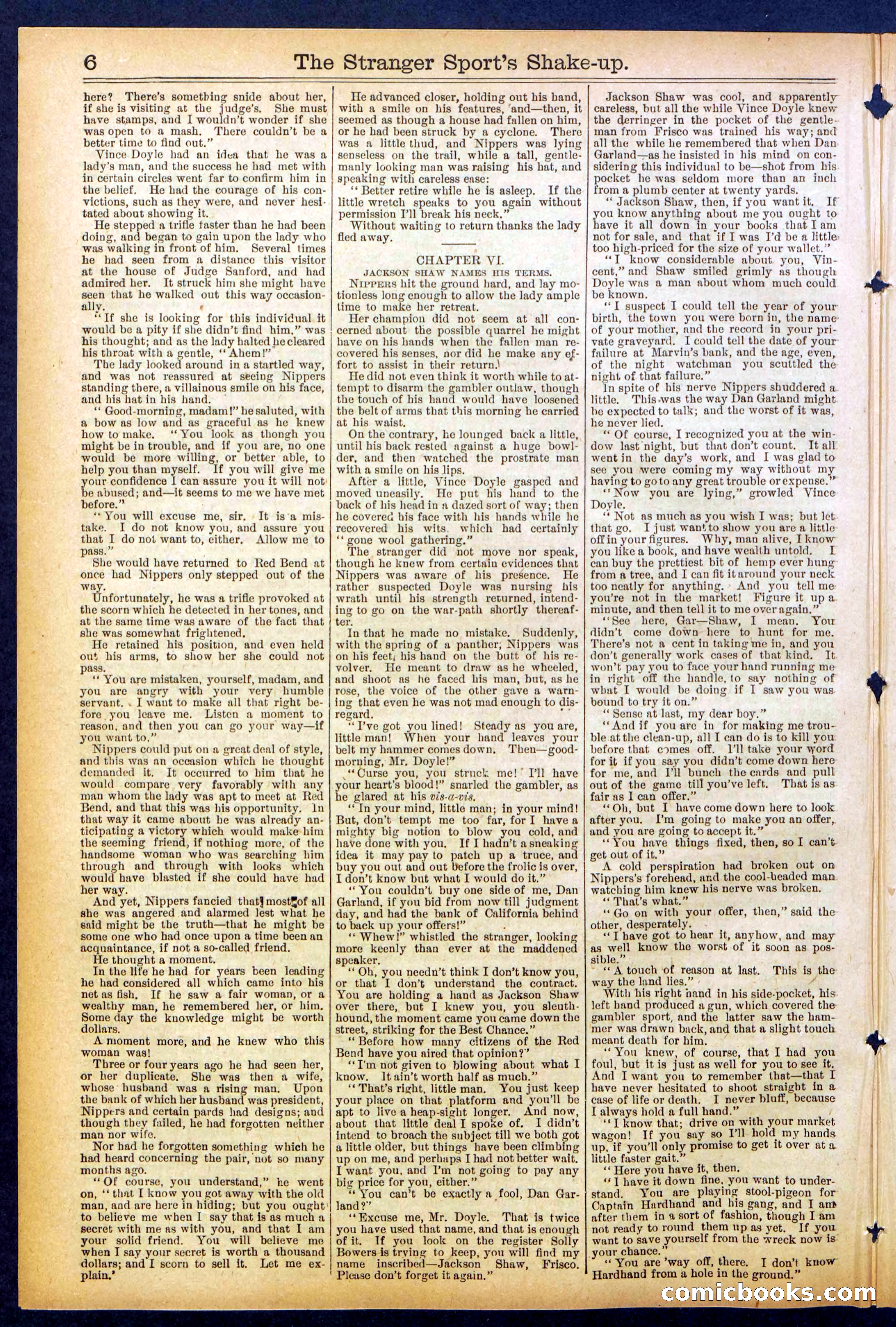 Beadle's Dime Library No. 852 — page 6 of 32