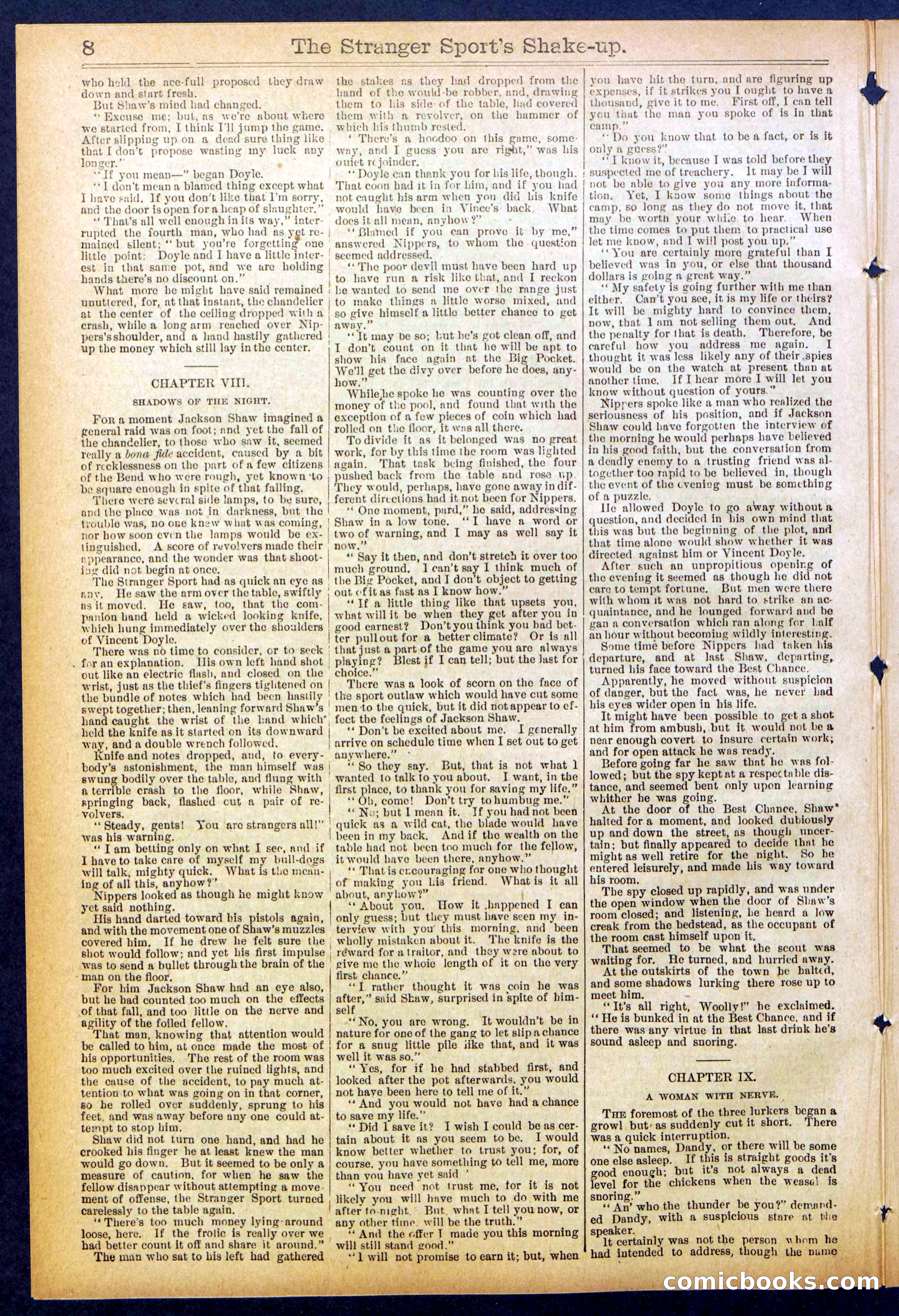 Beadle's Dime Library No. 852 — page 8 of 32