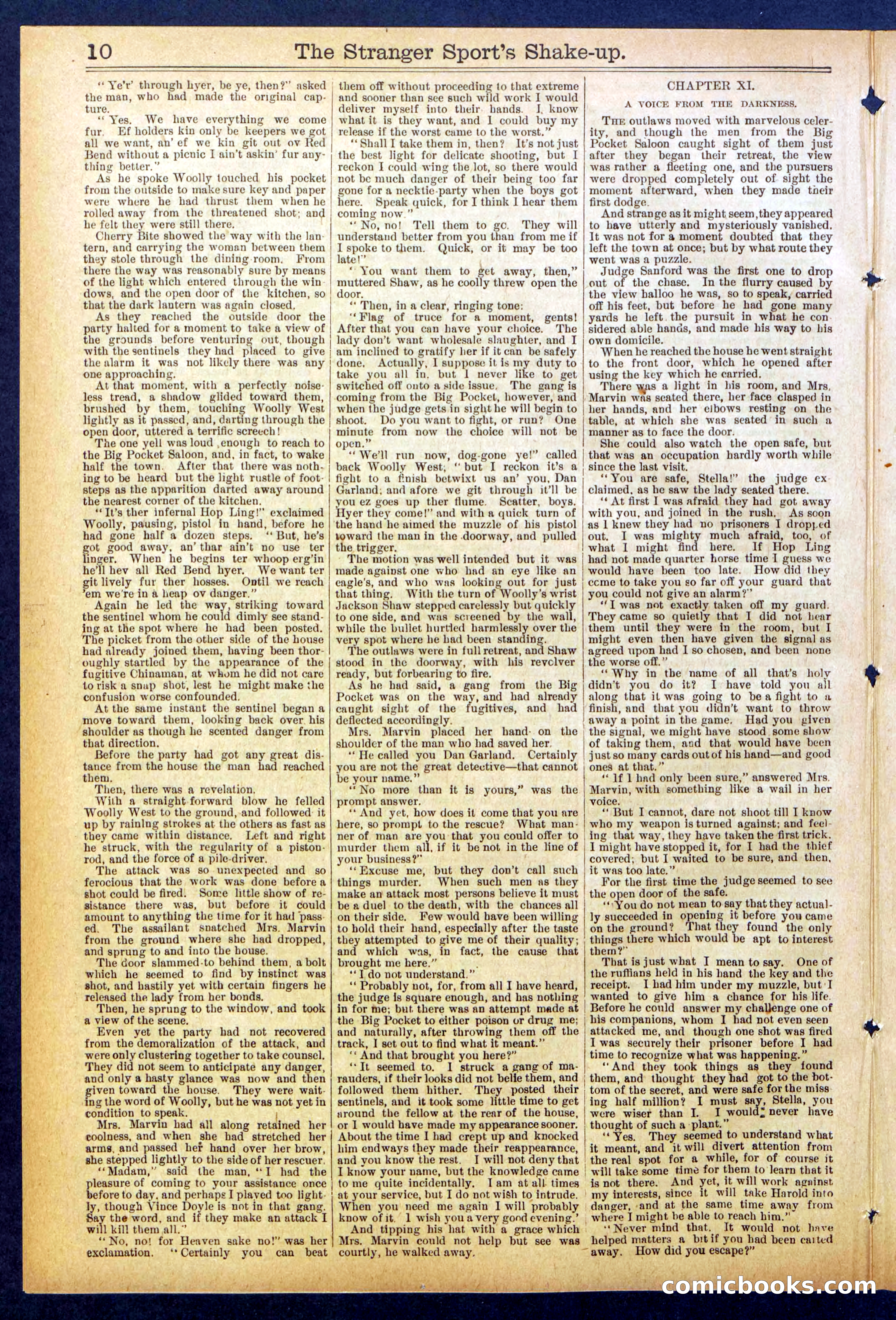 Beadle's Dime Library No. 852 — page 10 of 32