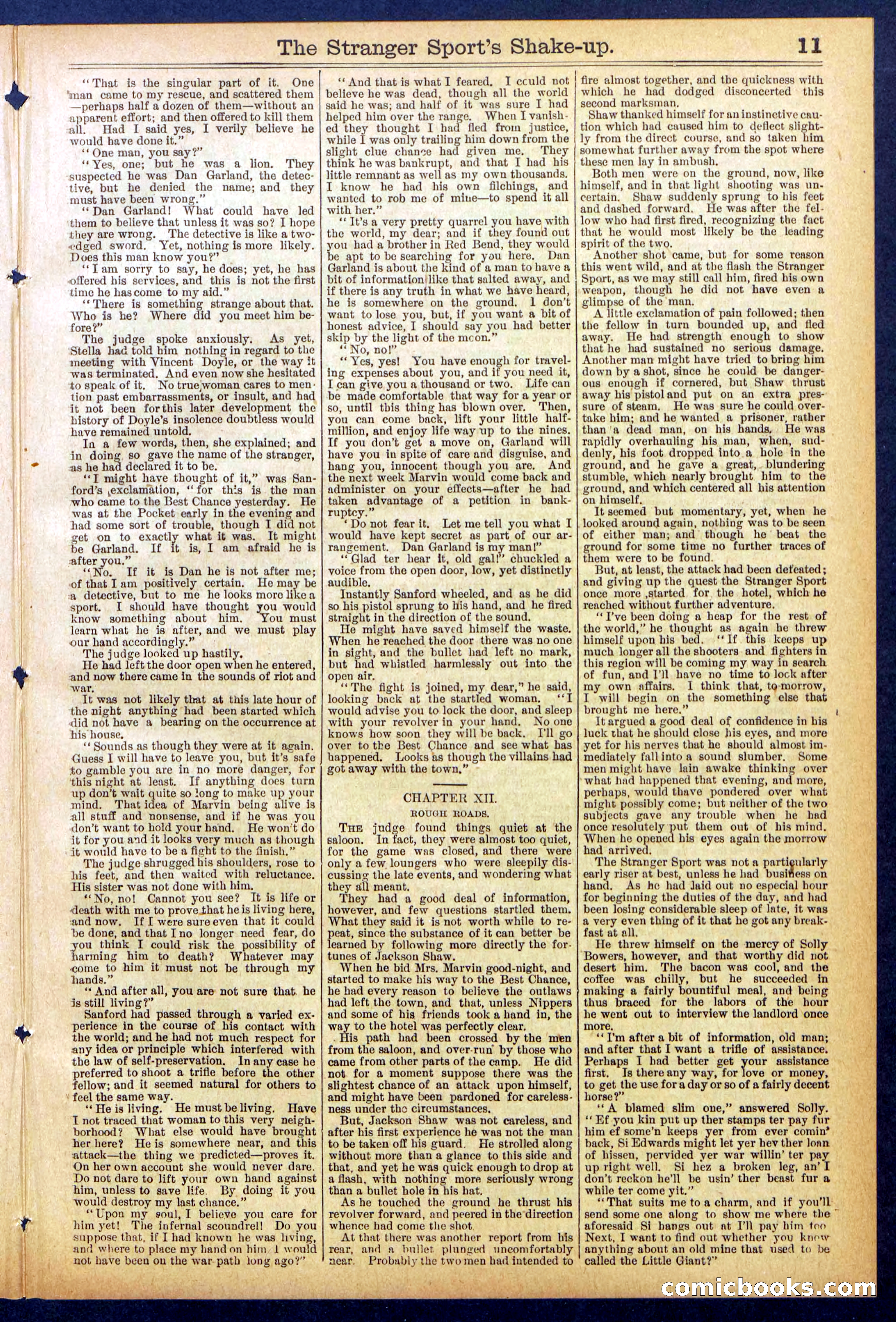 Beadle's Dime Library No. 852 — page 11 of 32
