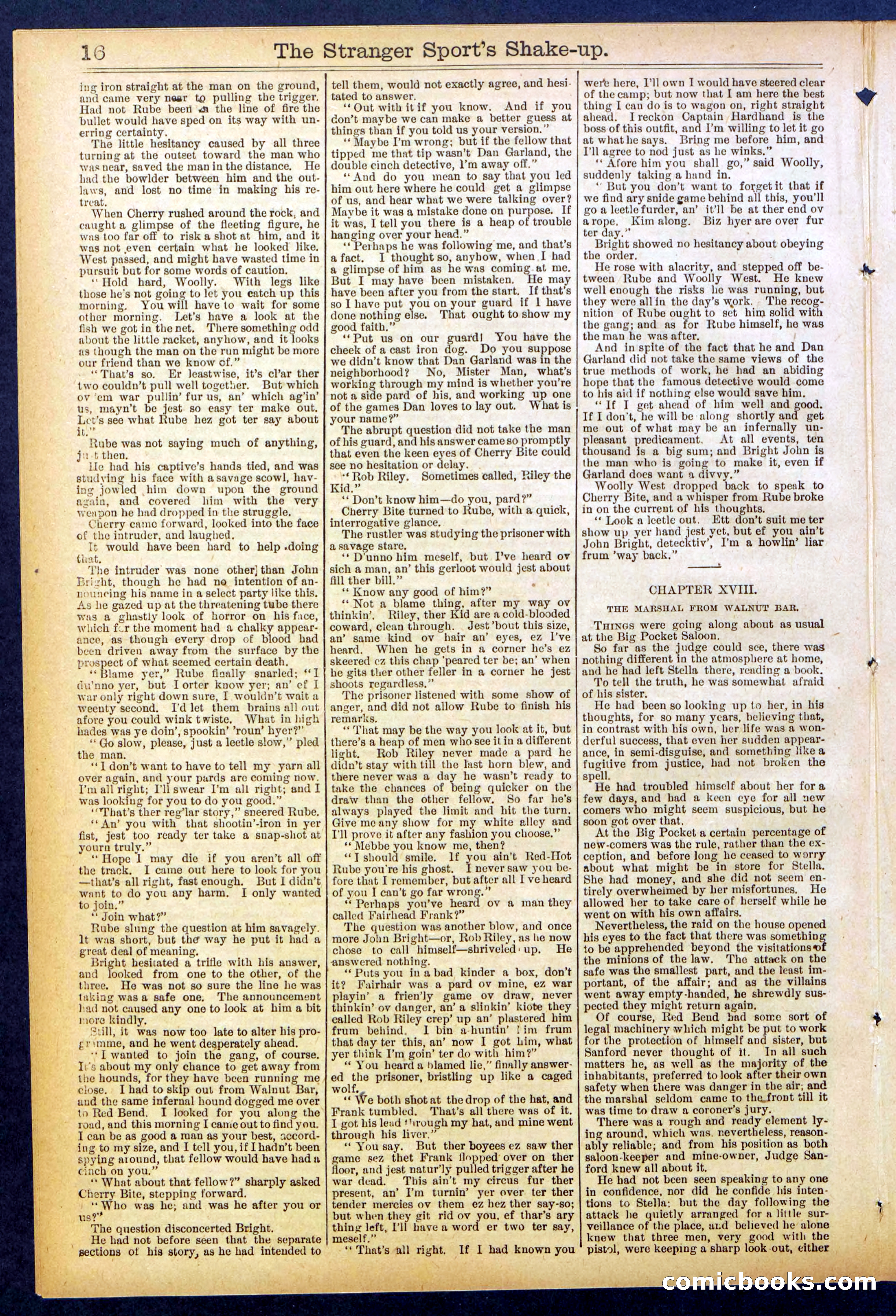 Beadle's Dime Library No. 852 — page 16 of 32