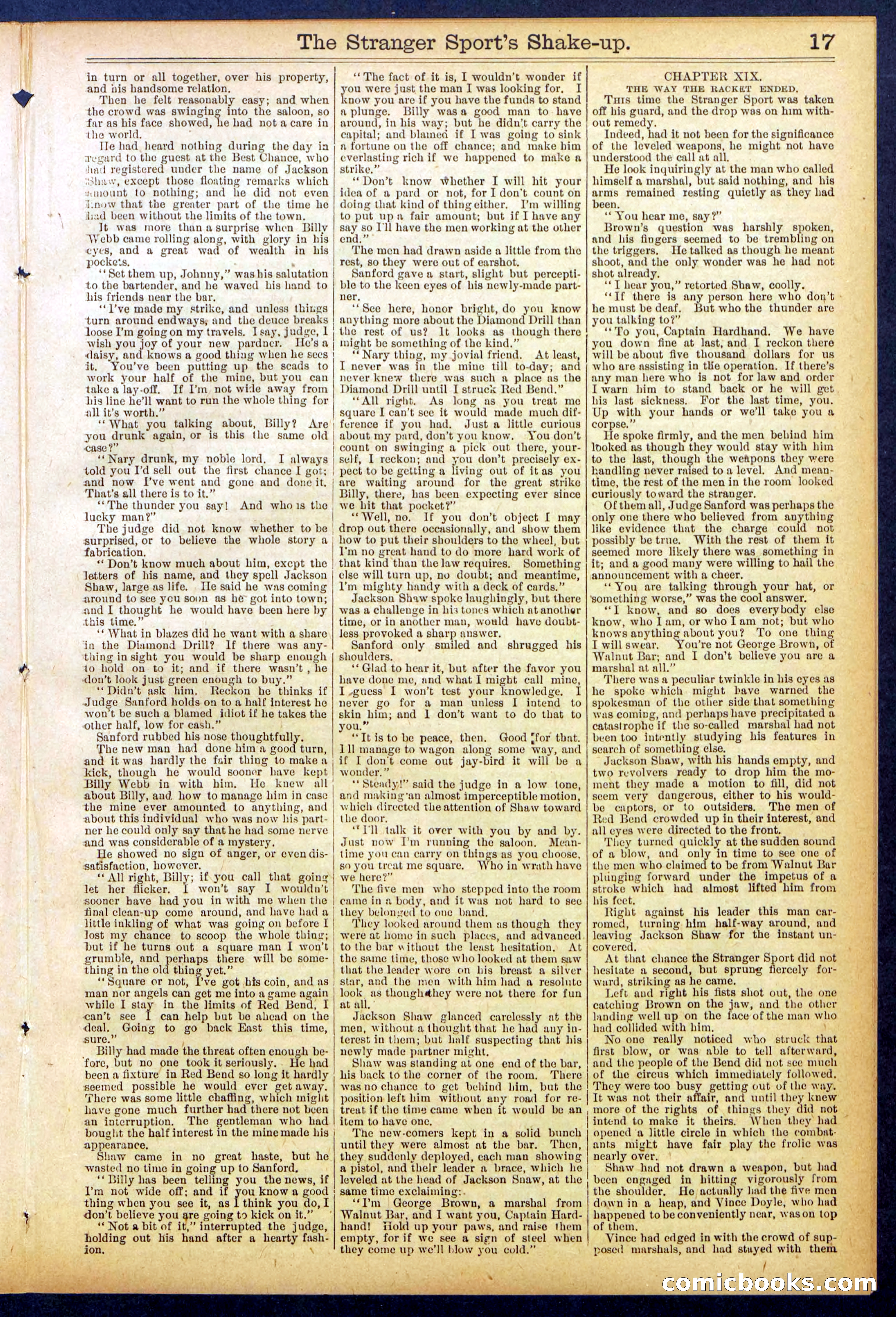 Beadle's Dime Library No. 852 — page 17 of 32