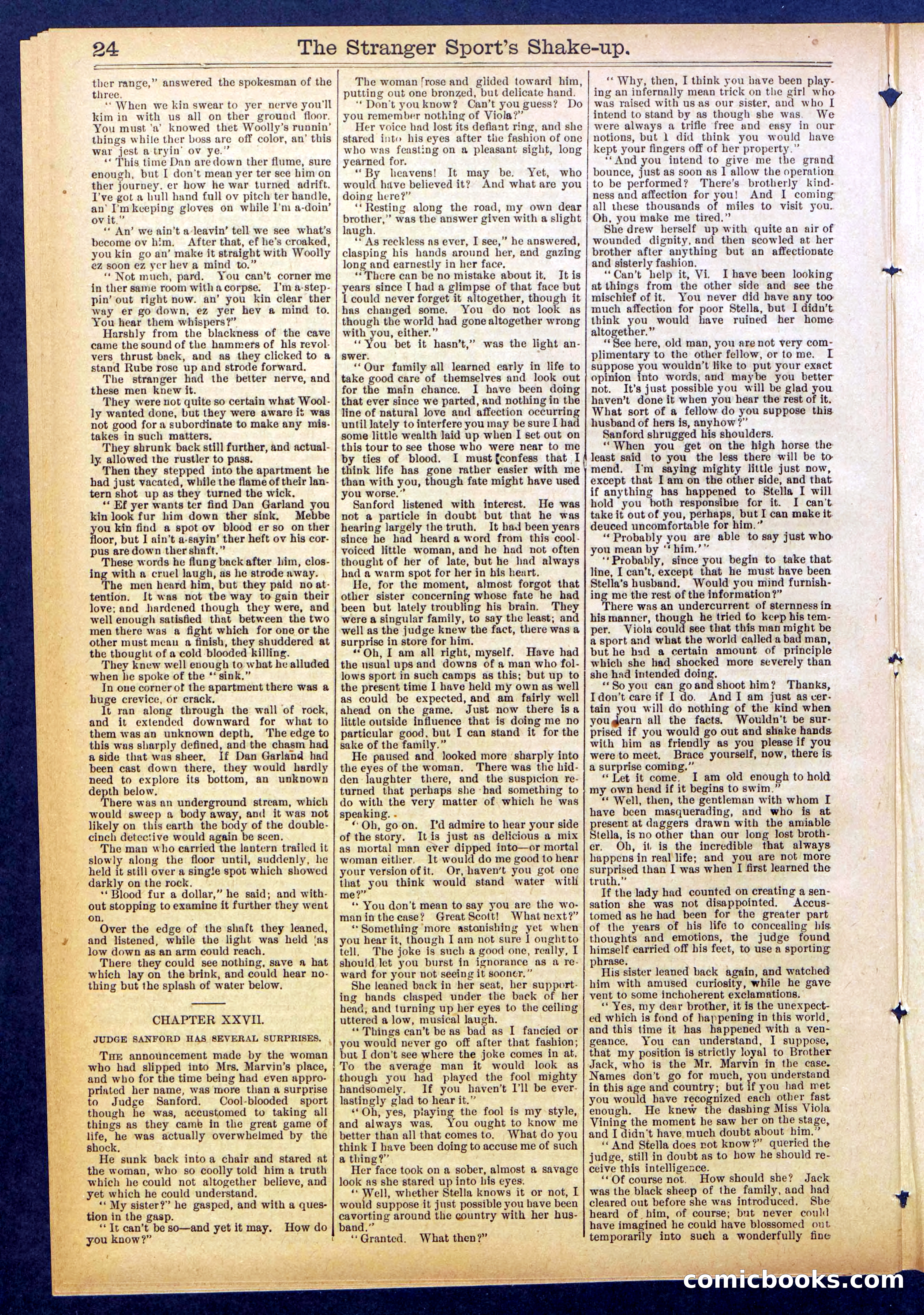 Beadle's Dime Library No. 852 — page 24 of 32