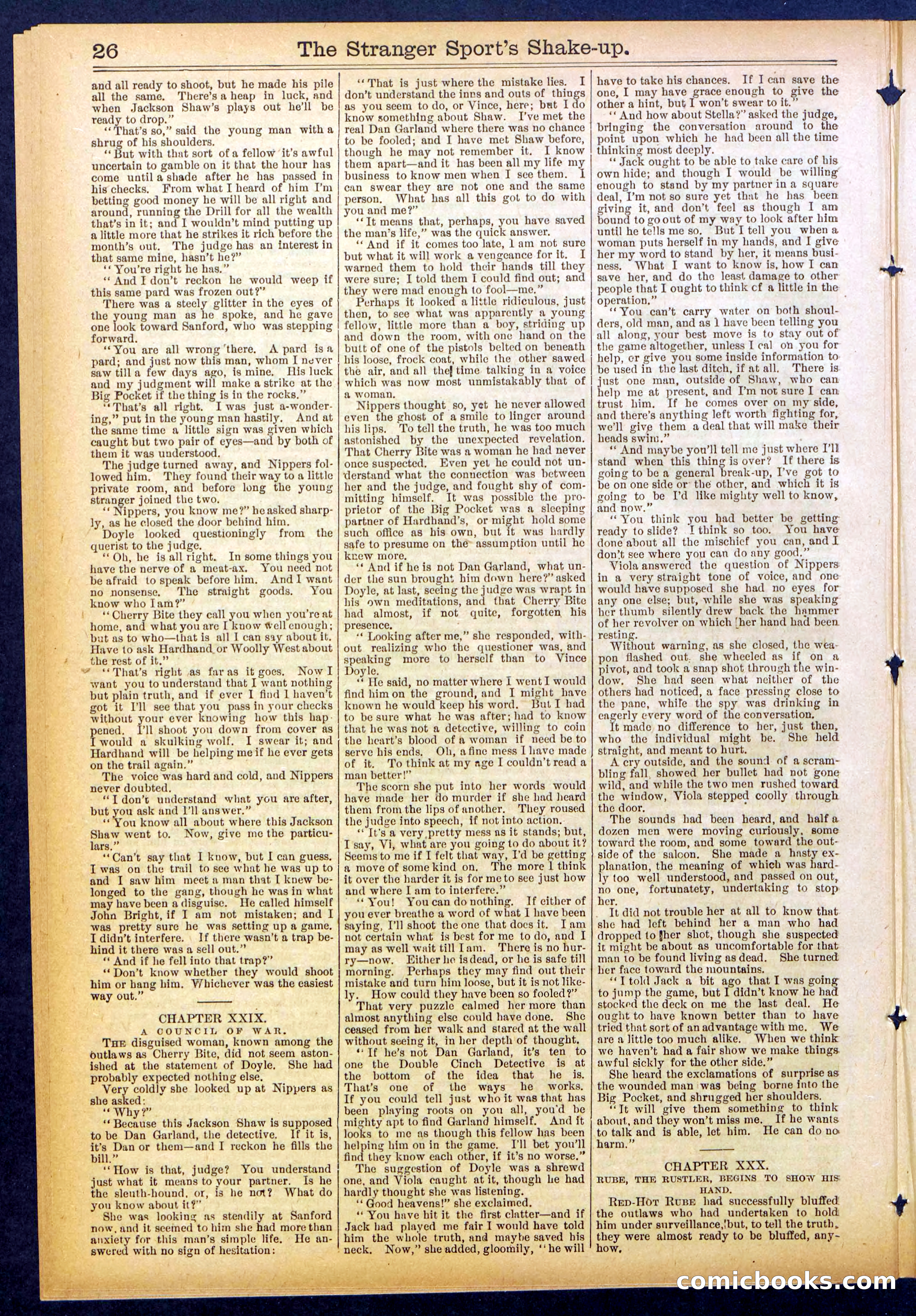 Beadle's Dime Library No. 852 — page 26 of 32