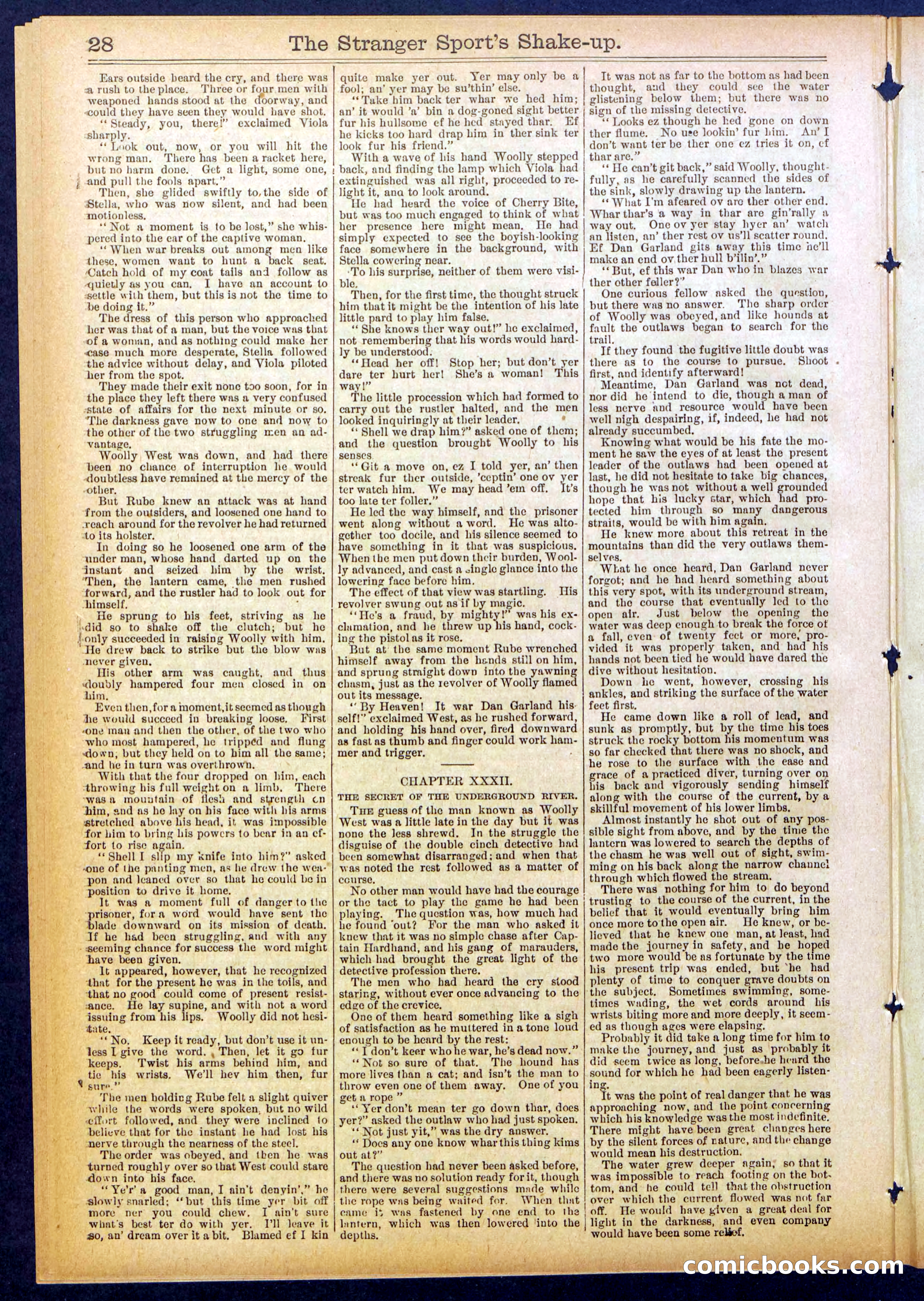 Beadle's Dime Library No. 852 — page 28 of 32