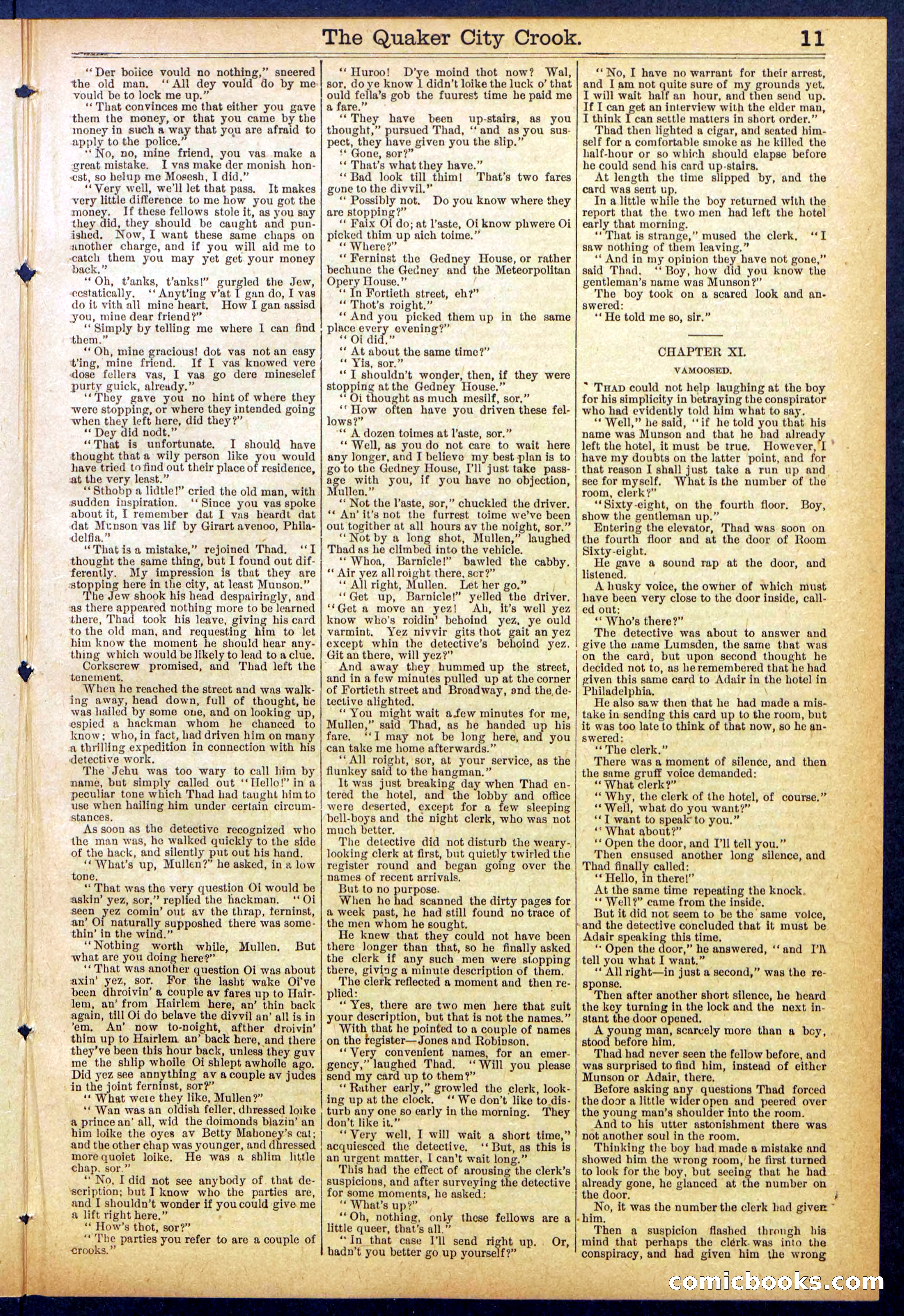 Beadle's New York Dime Library, No. 853 — page 11 of 32