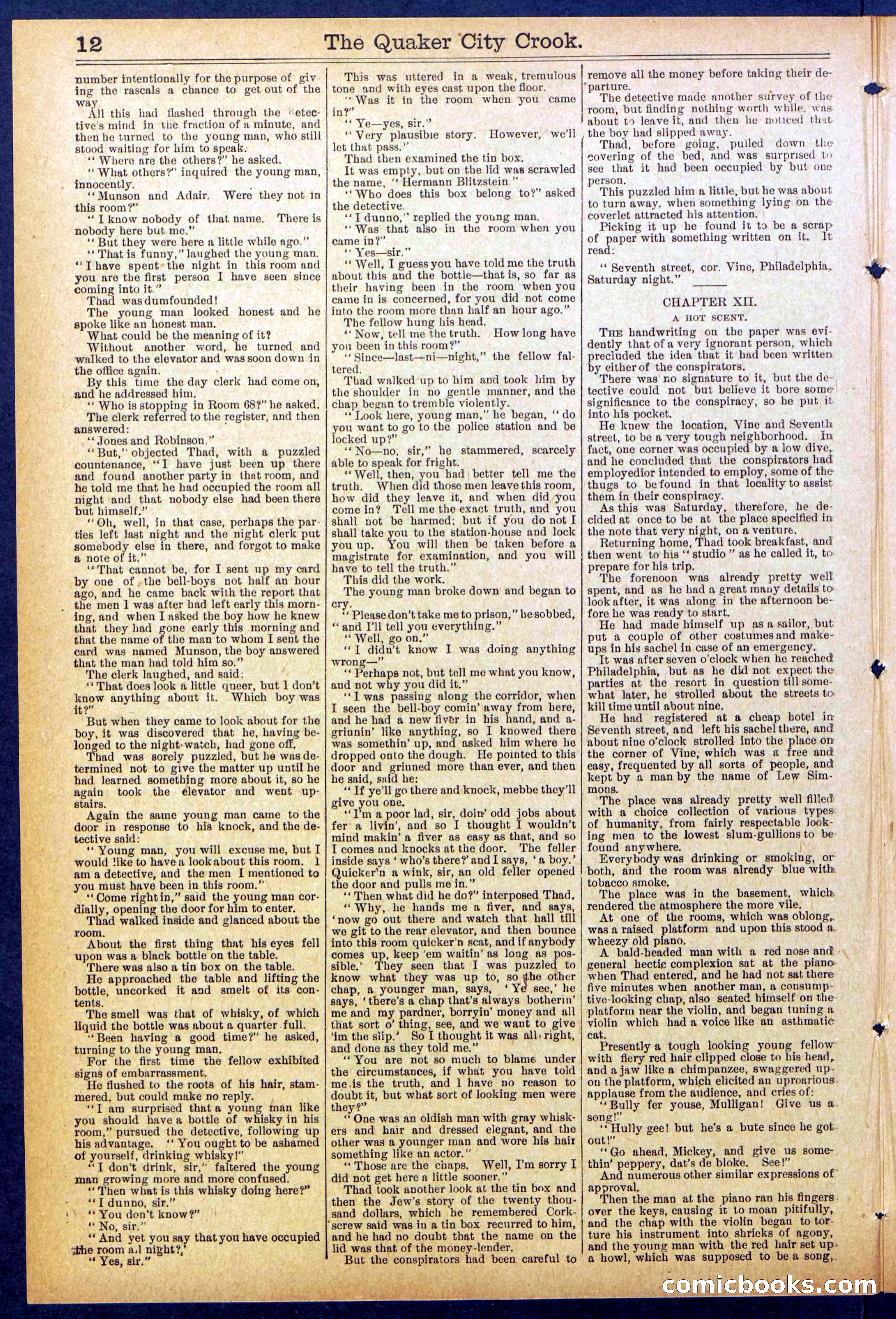 Beadle's New York Dime Library, No. 853 — page 12 of 32