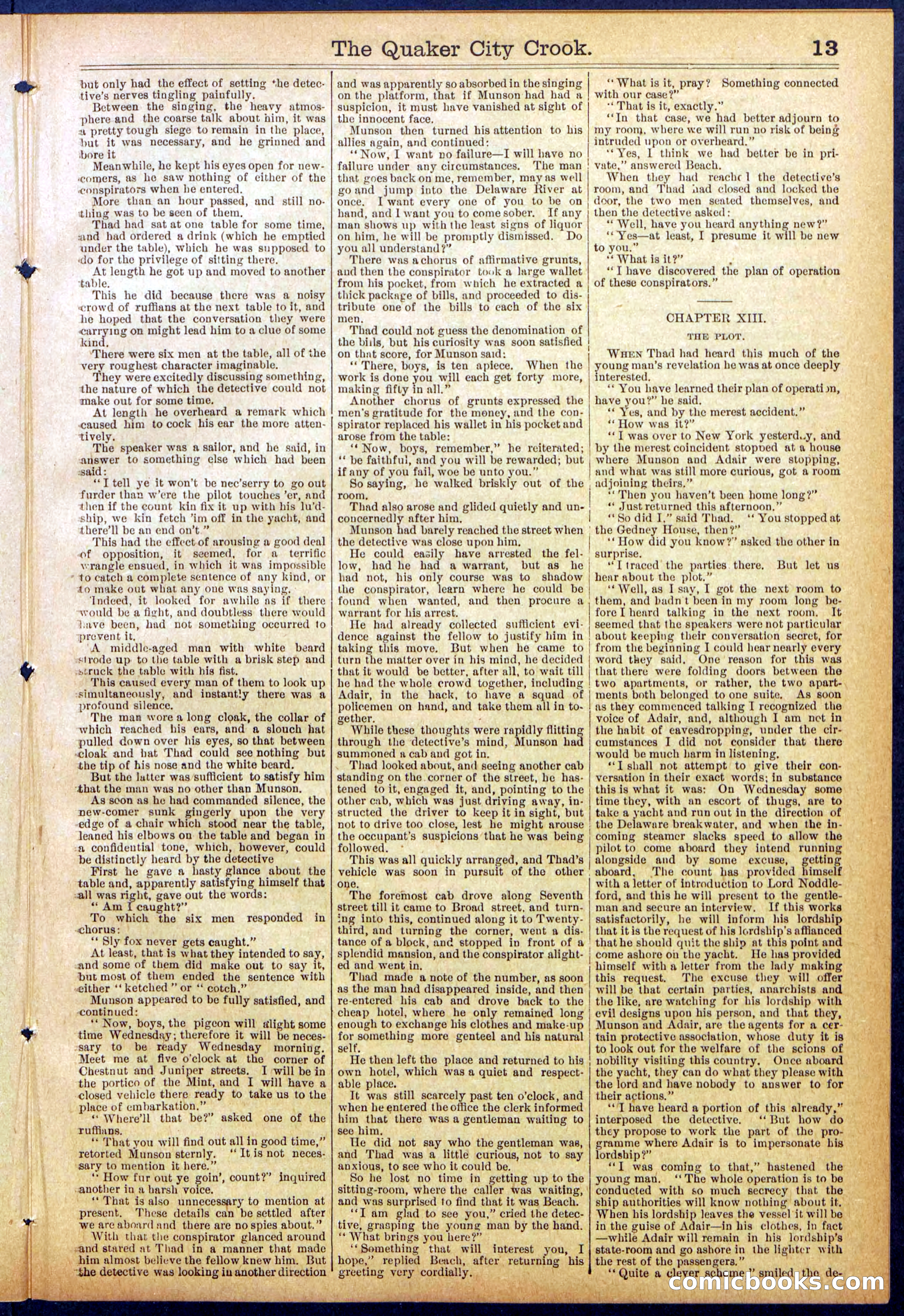 Beadle's New York Dime Library, No. 853 — page 13 of 32