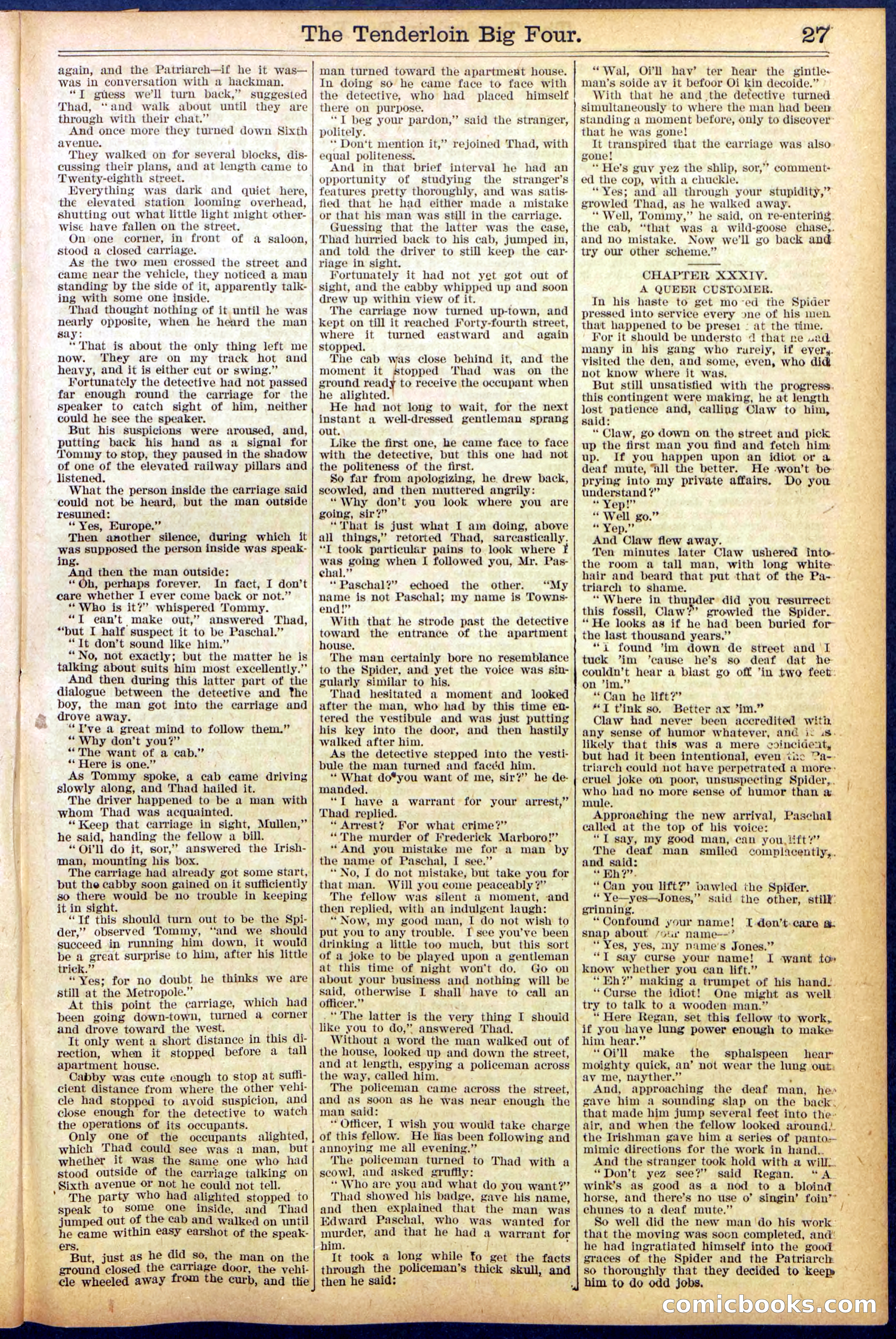 Beadle's New York Dime Library No. 861 — page 27 of 32