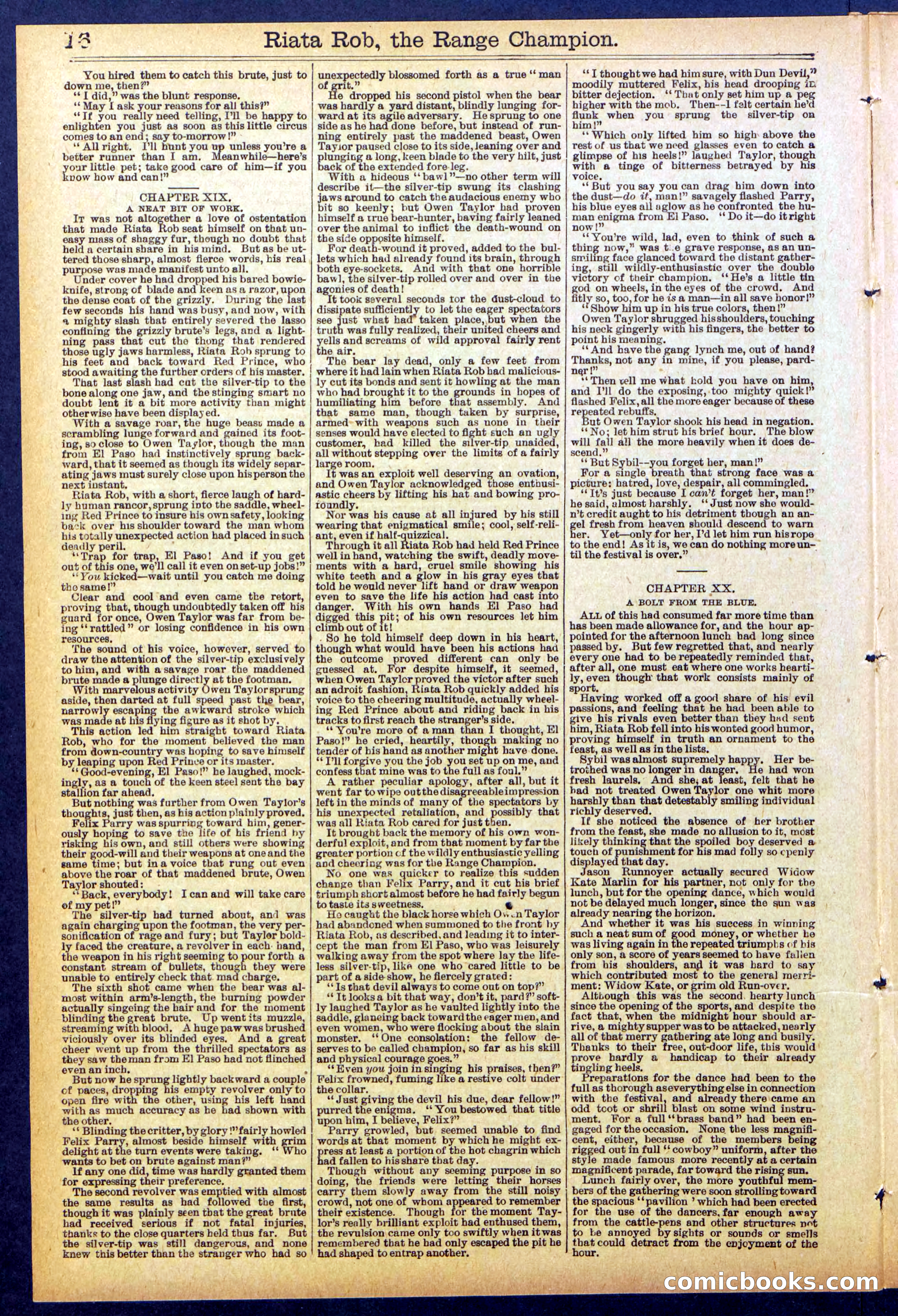Beadle's New York Dime Library No. 862 — page 16 of 32