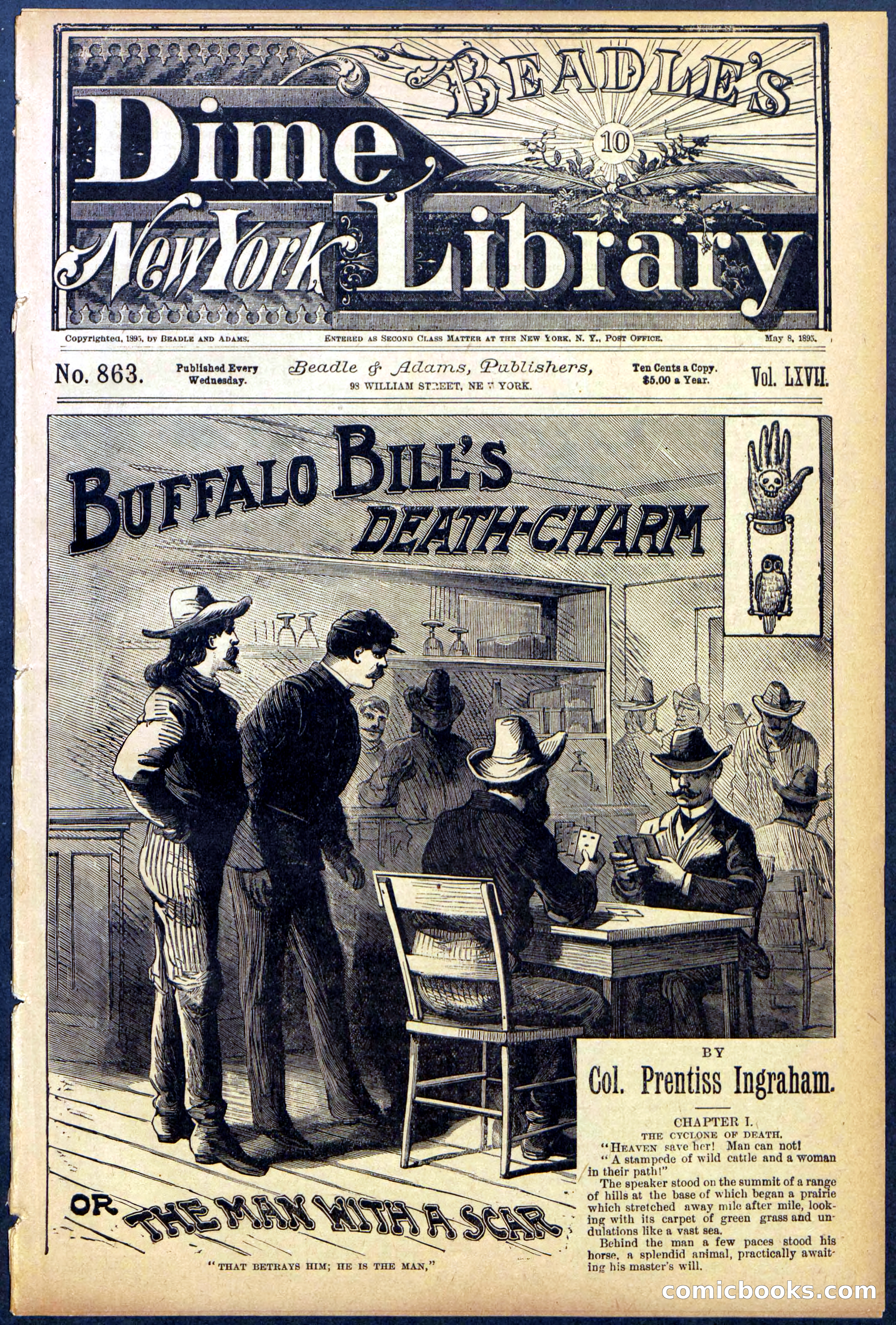 Beadle's New York Dime Library No. 863