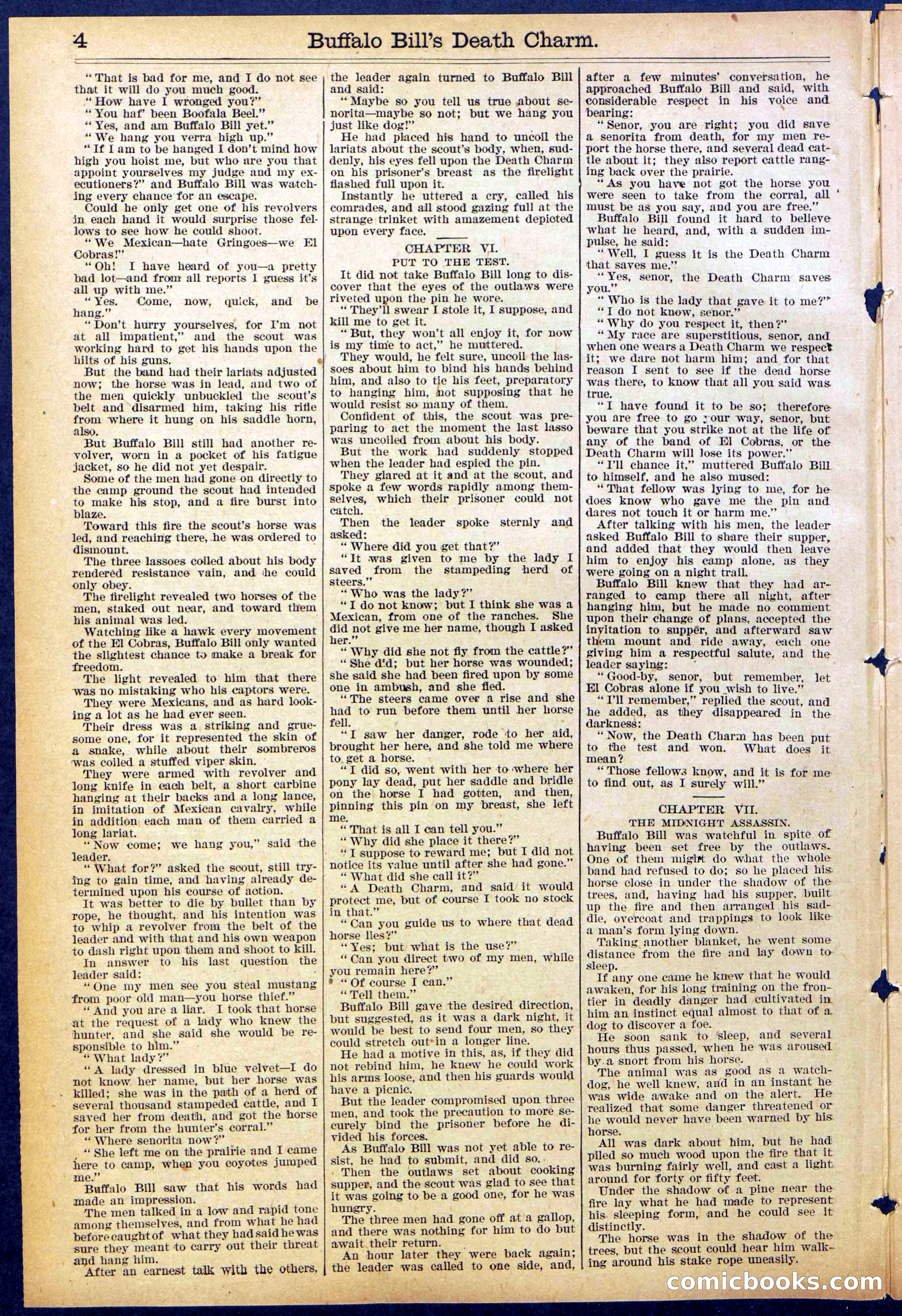 Beadle's New York Dime Library No. 863 — page 4 of 32