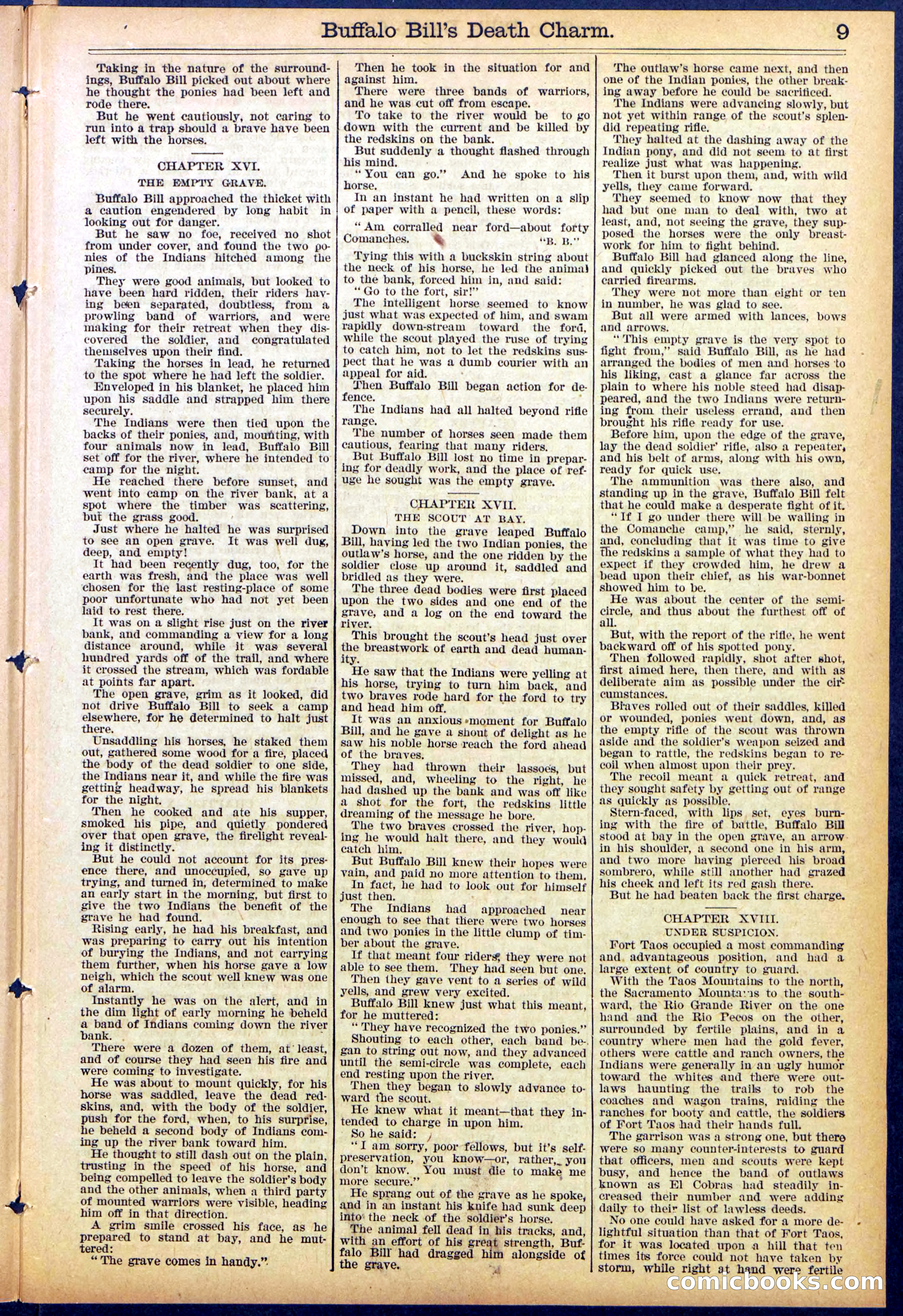 Beadle's New York Dime Library No. 863 — page 9 of 32