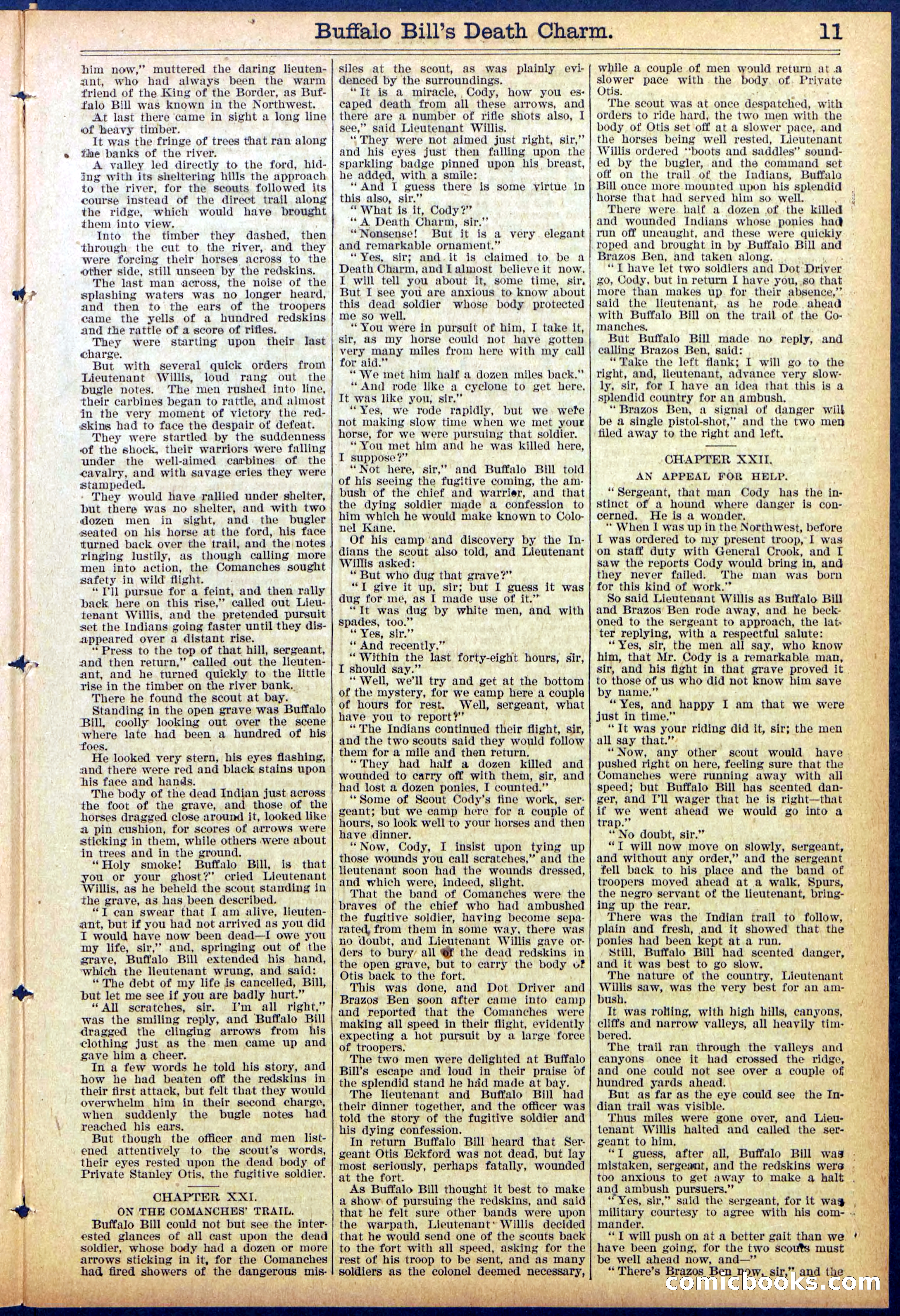 Beadle's New York Dime Library No. 863 — page 11 of 32