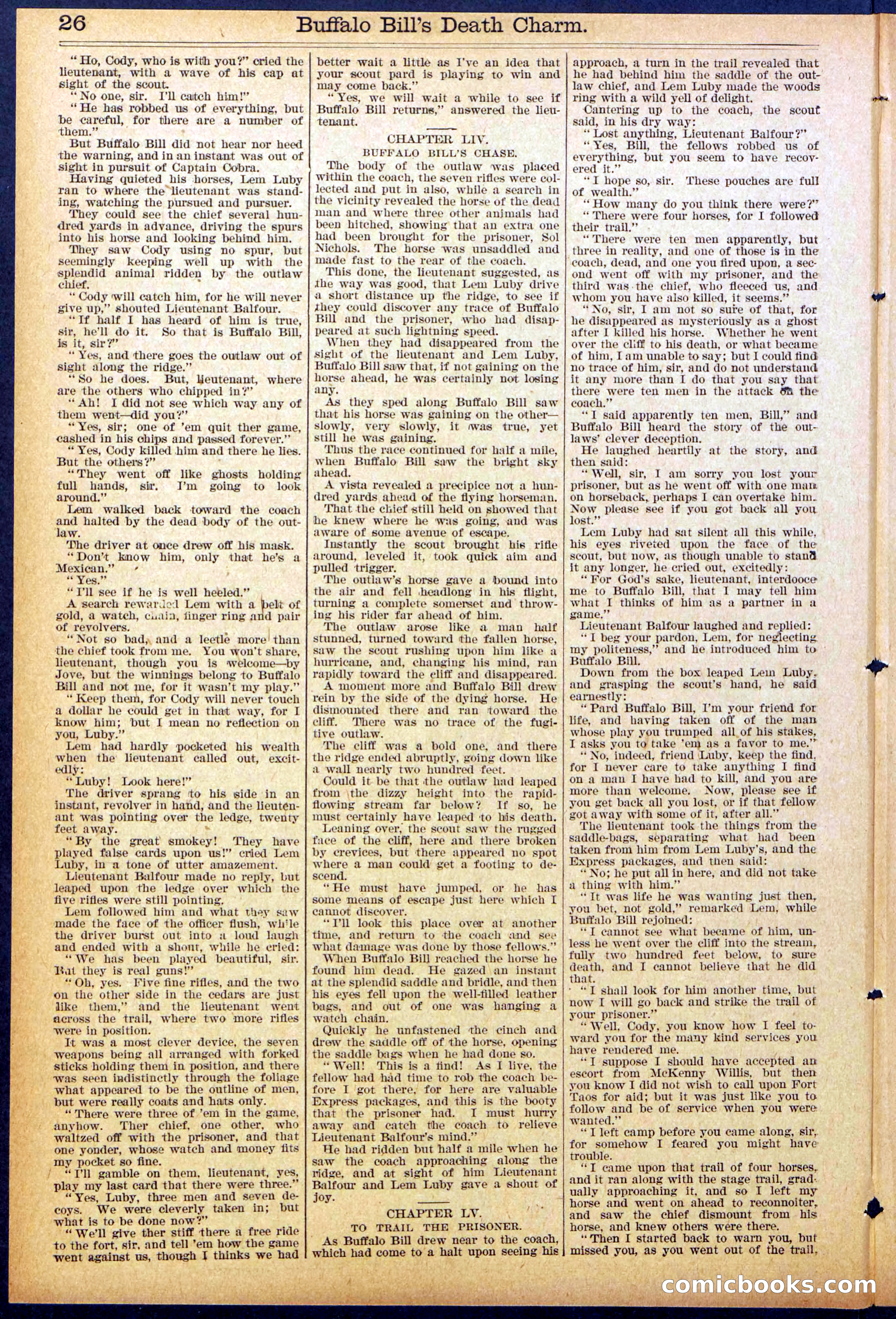 Beadle's New York Dime Library No. 863 — page 26 of 32