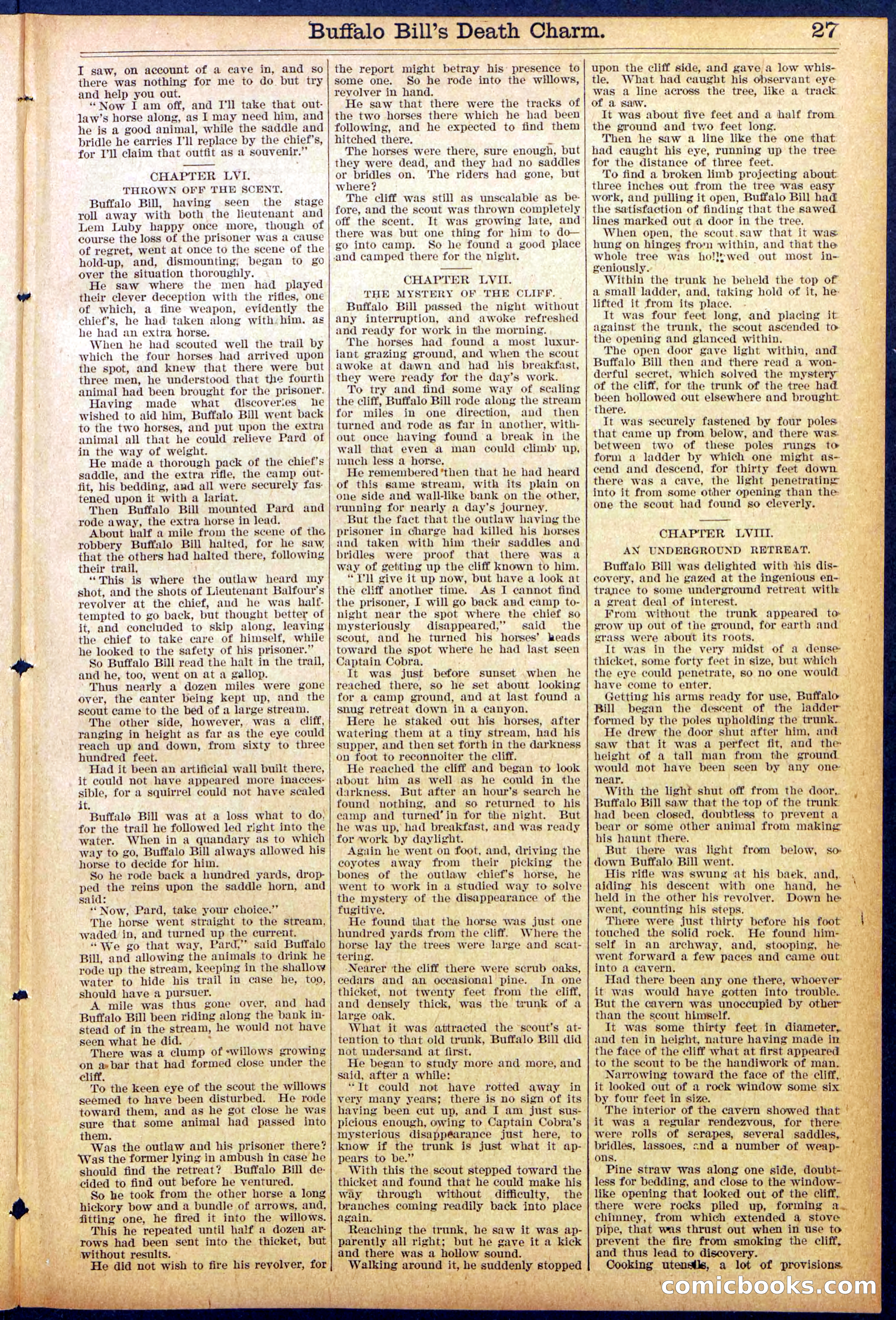 Beadle's New York Dime Library No. 863 — page 27 of 32