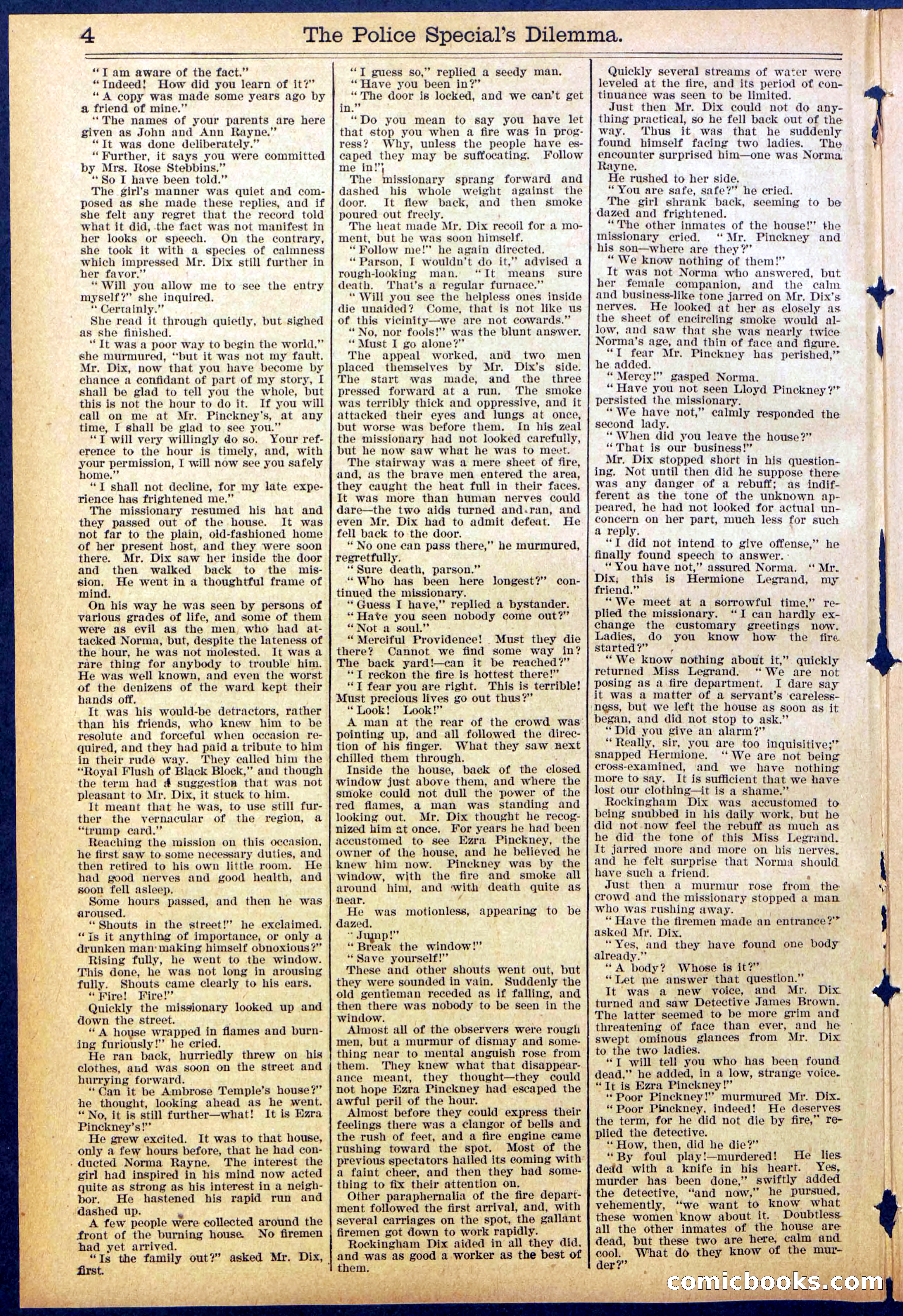 Beadle's Dime Library, No. 864 — page 4 of 32