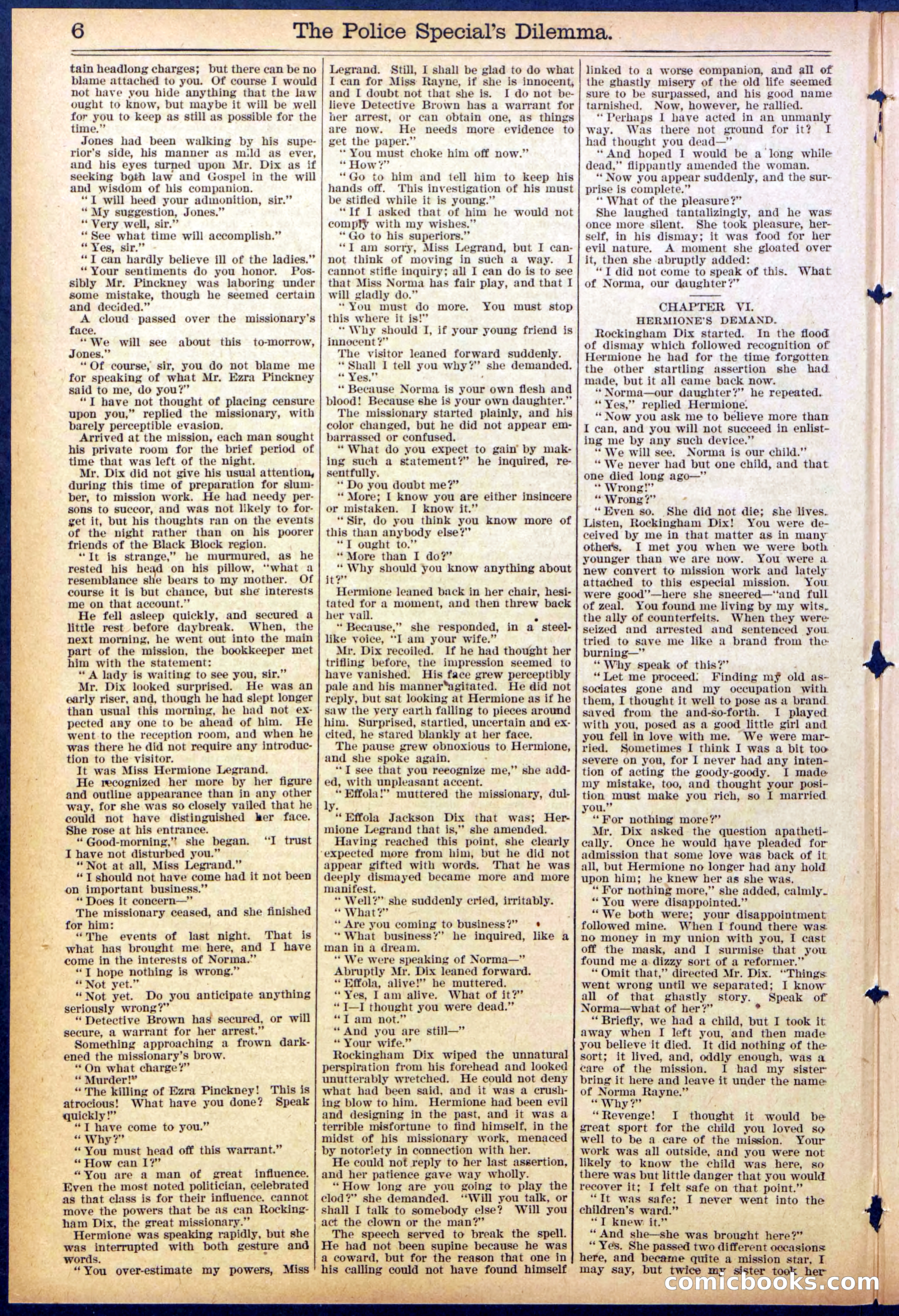 Beadle's Dime Library, No. 864 — page 6 of 32
