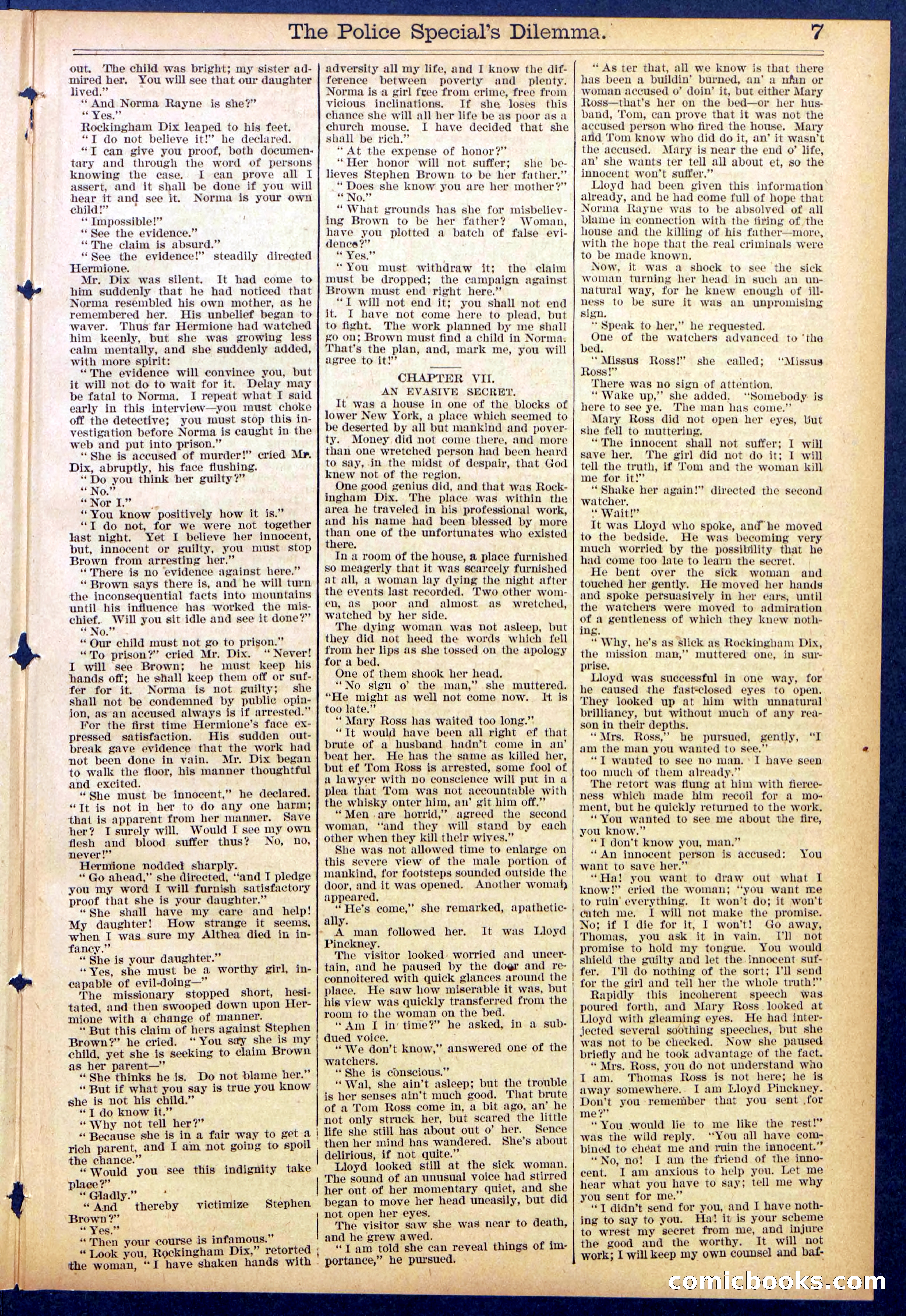 Beadle's Dime Library, No. 864 — page 7 of 32