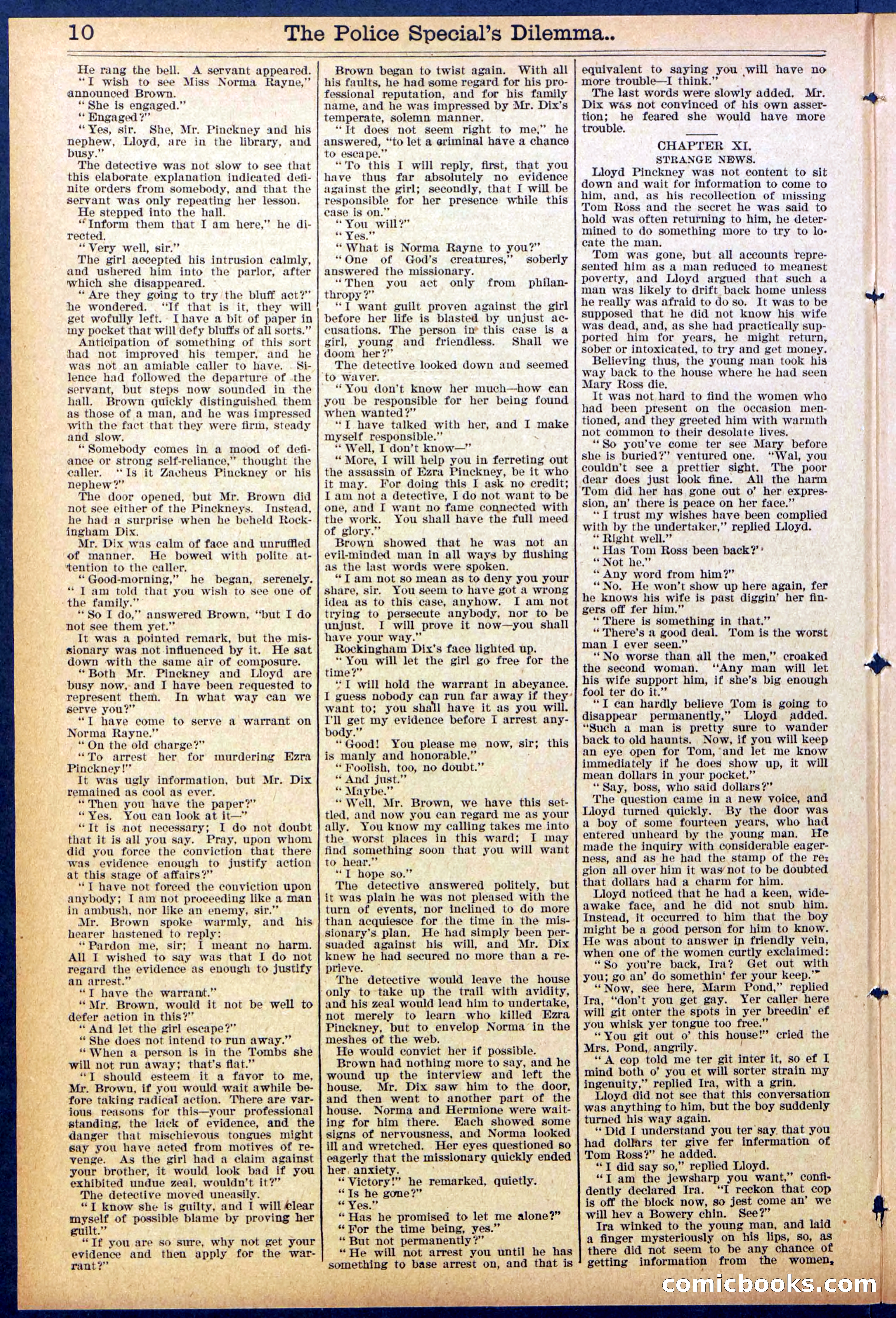 Beadle's Dime Library, No. 864 — page 10 of 32