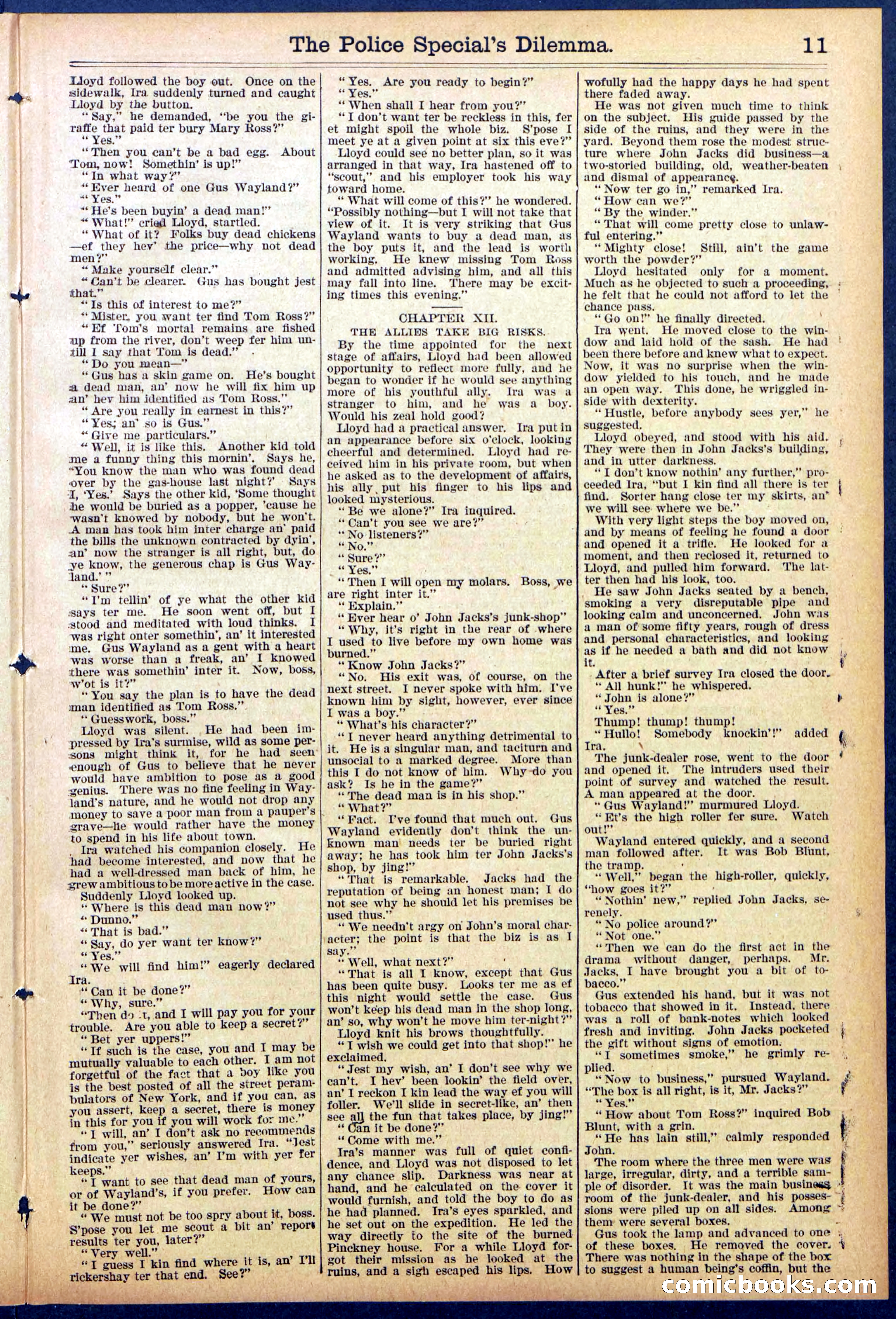 Beadle's Dime Library, No. 864 — page 11 of 32