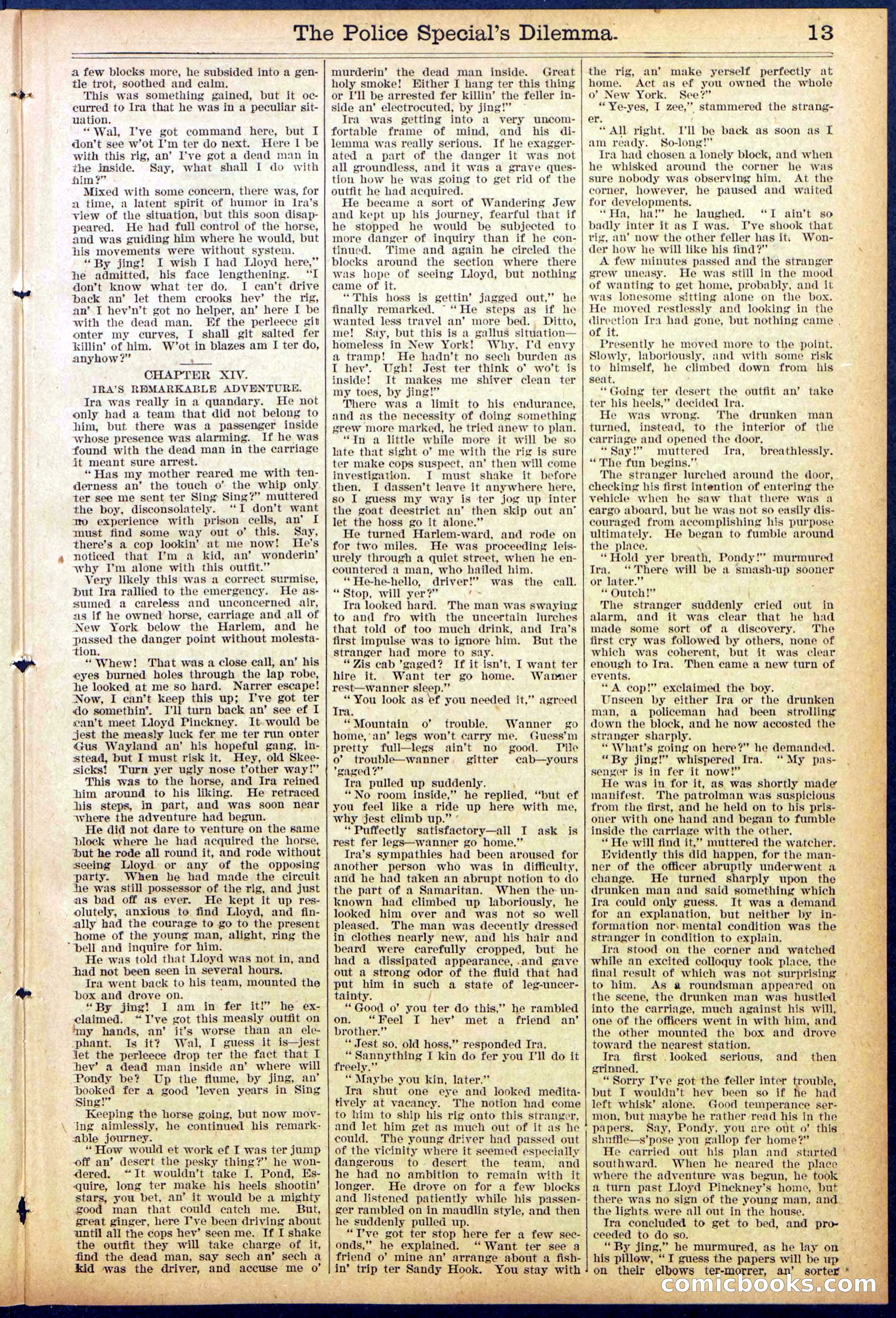Beadle's Dime Library, No. 864 — page 13 of 32