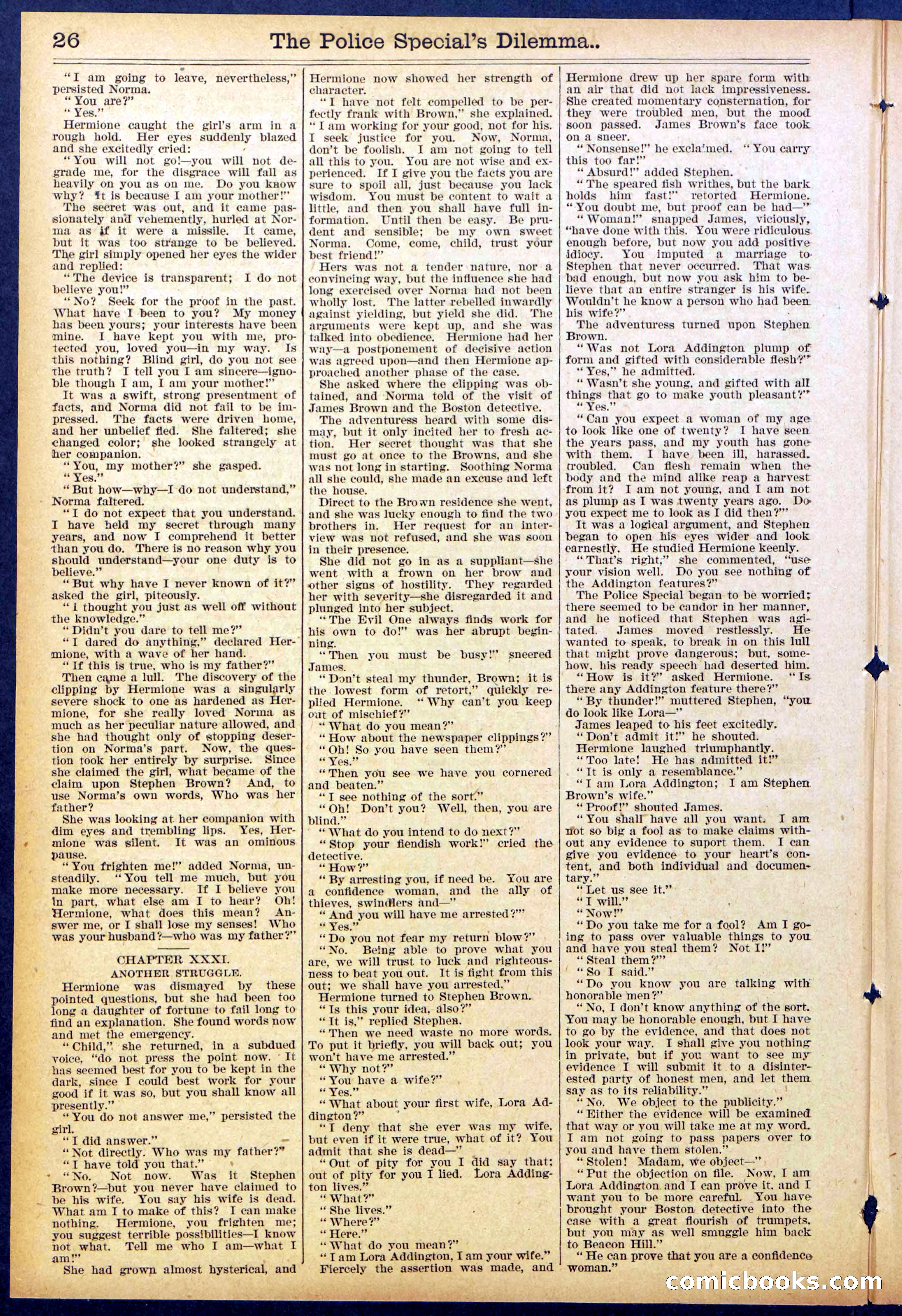 Beadle's Dime Library, No. 864 — page 26 of 32