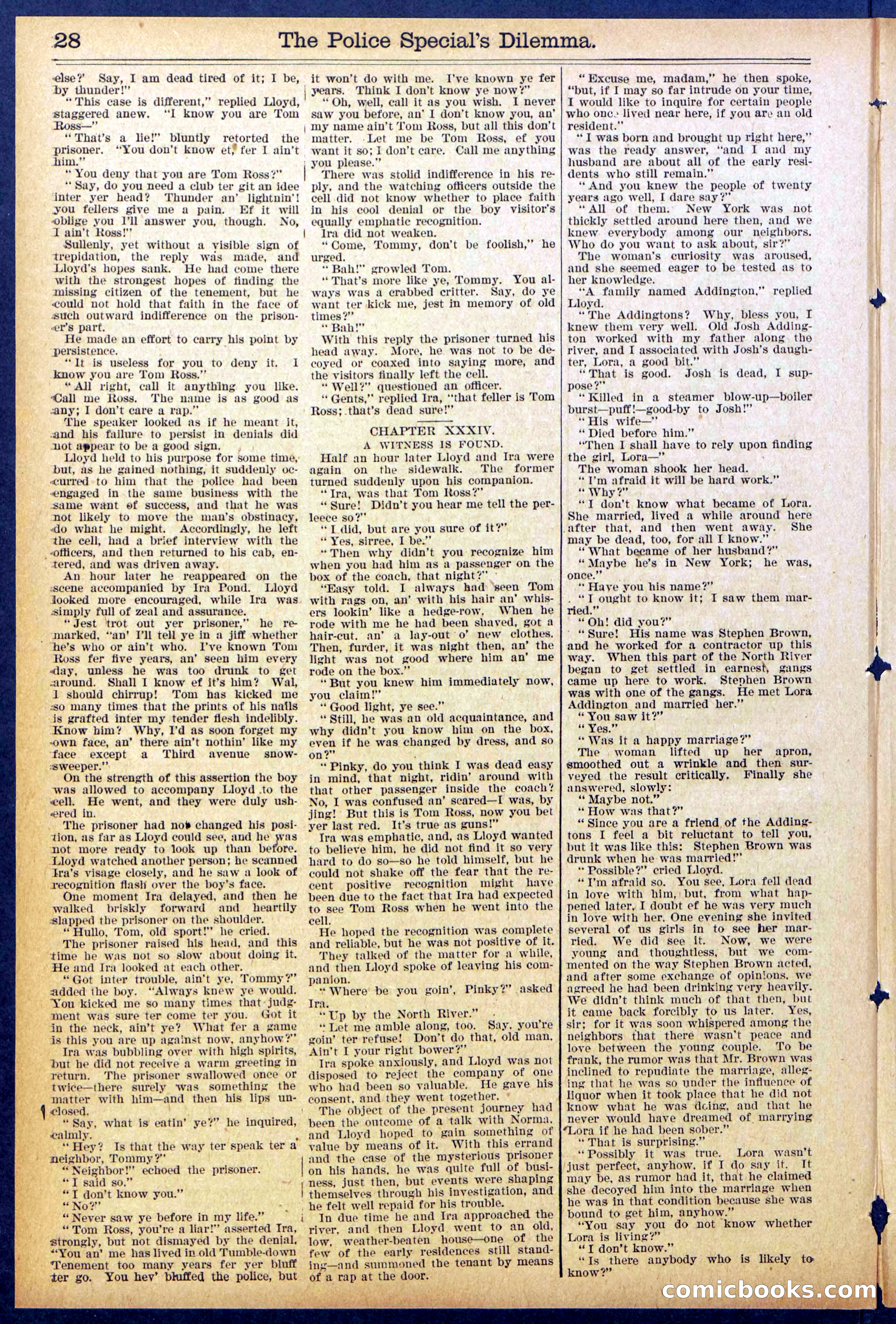 Beadle's Dime Library, No. 864 — page 28 of 32