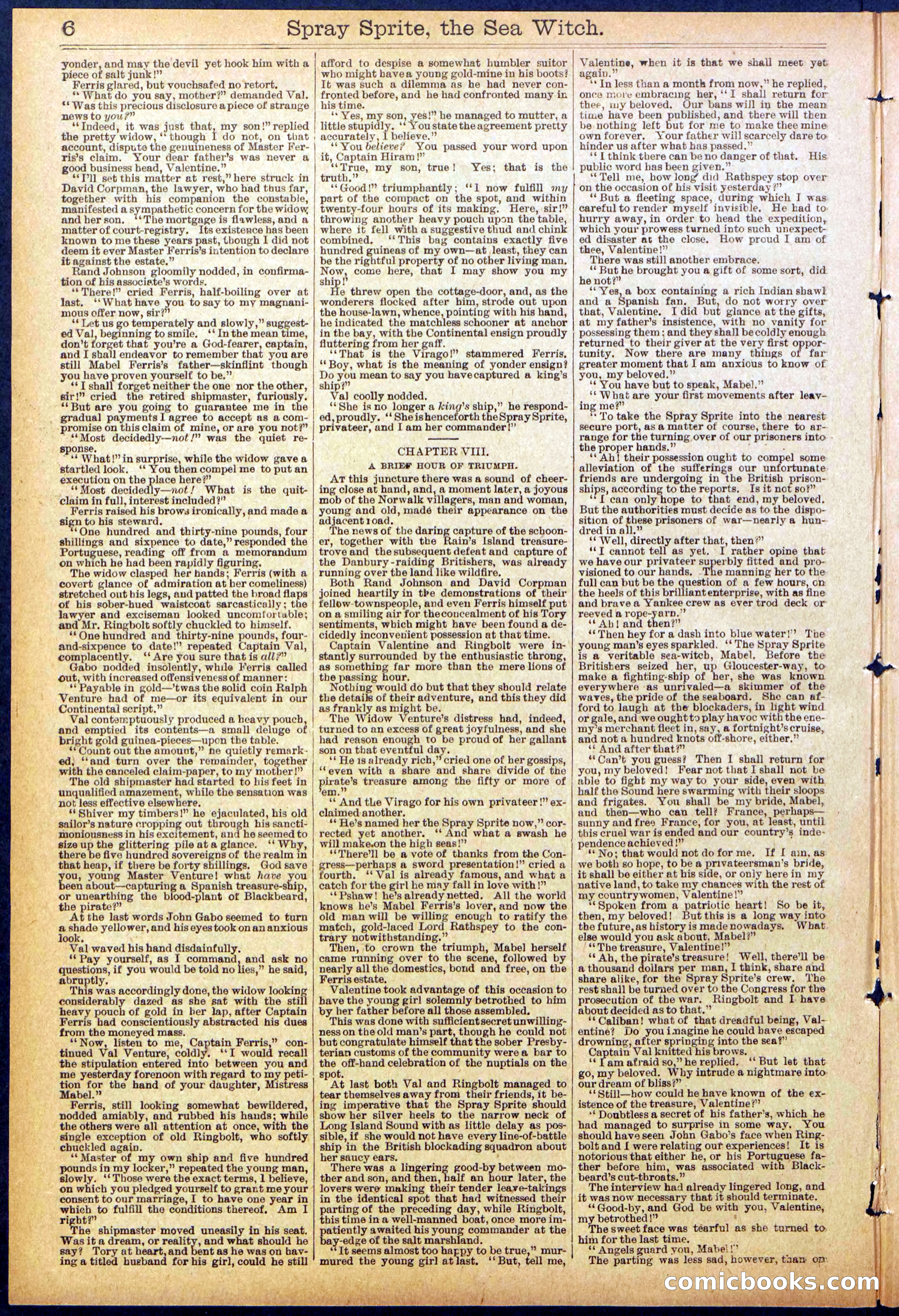 Beadle's Dime Library No. 866 — page 6 of 32