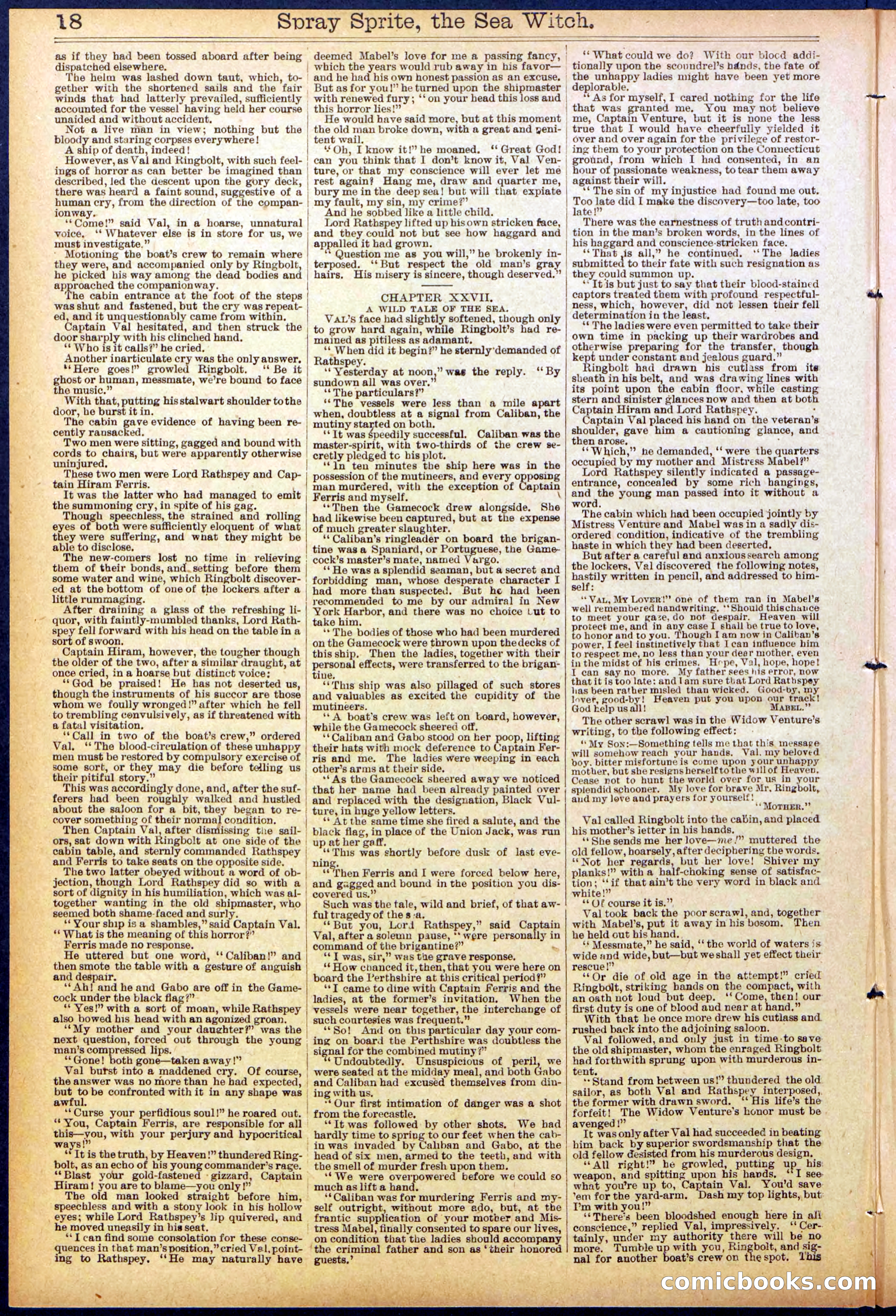 Beadle's Dime Library No. 866 — page 18 of 32