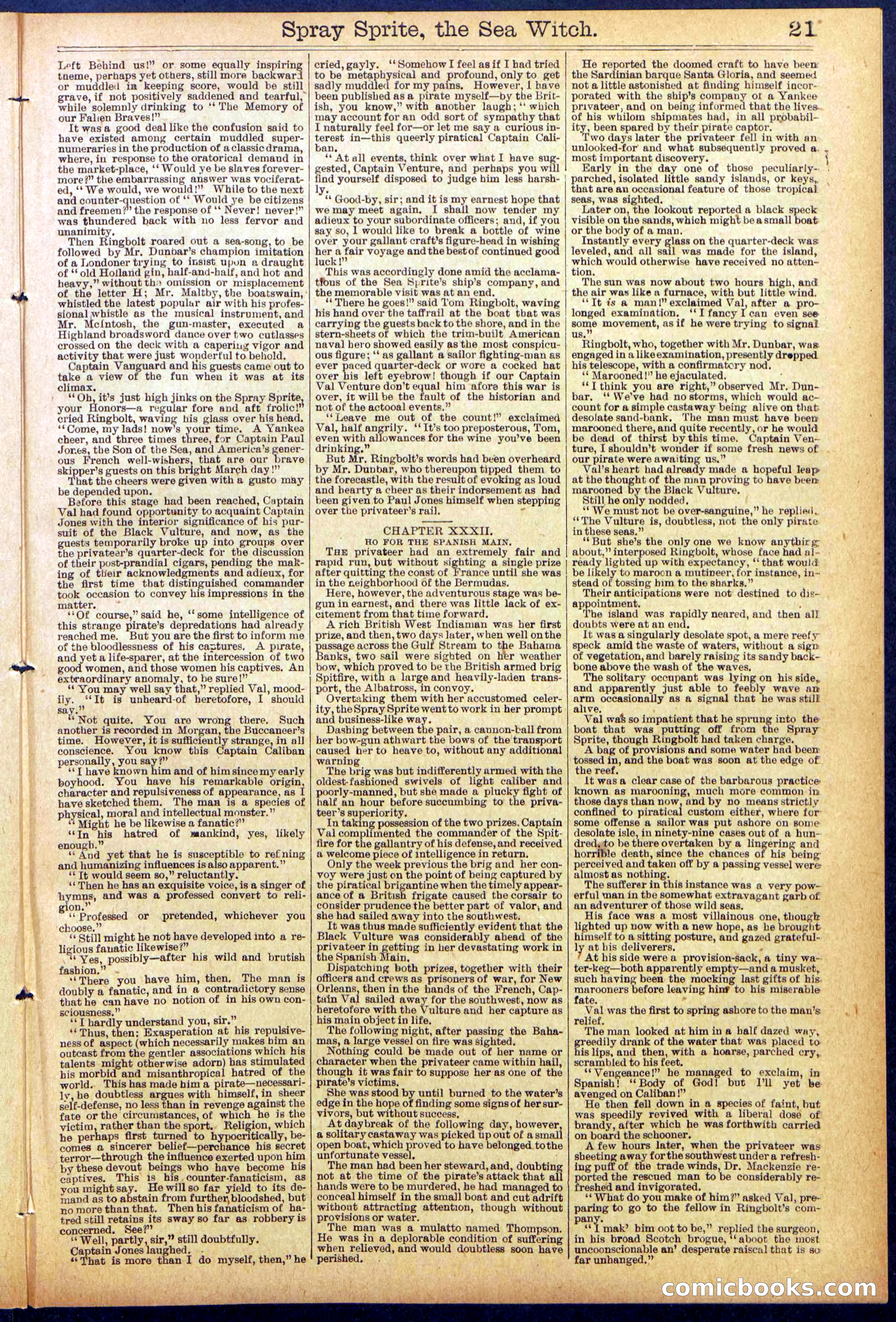 Beadle's Dime Library No. 866 — page 21 of 32