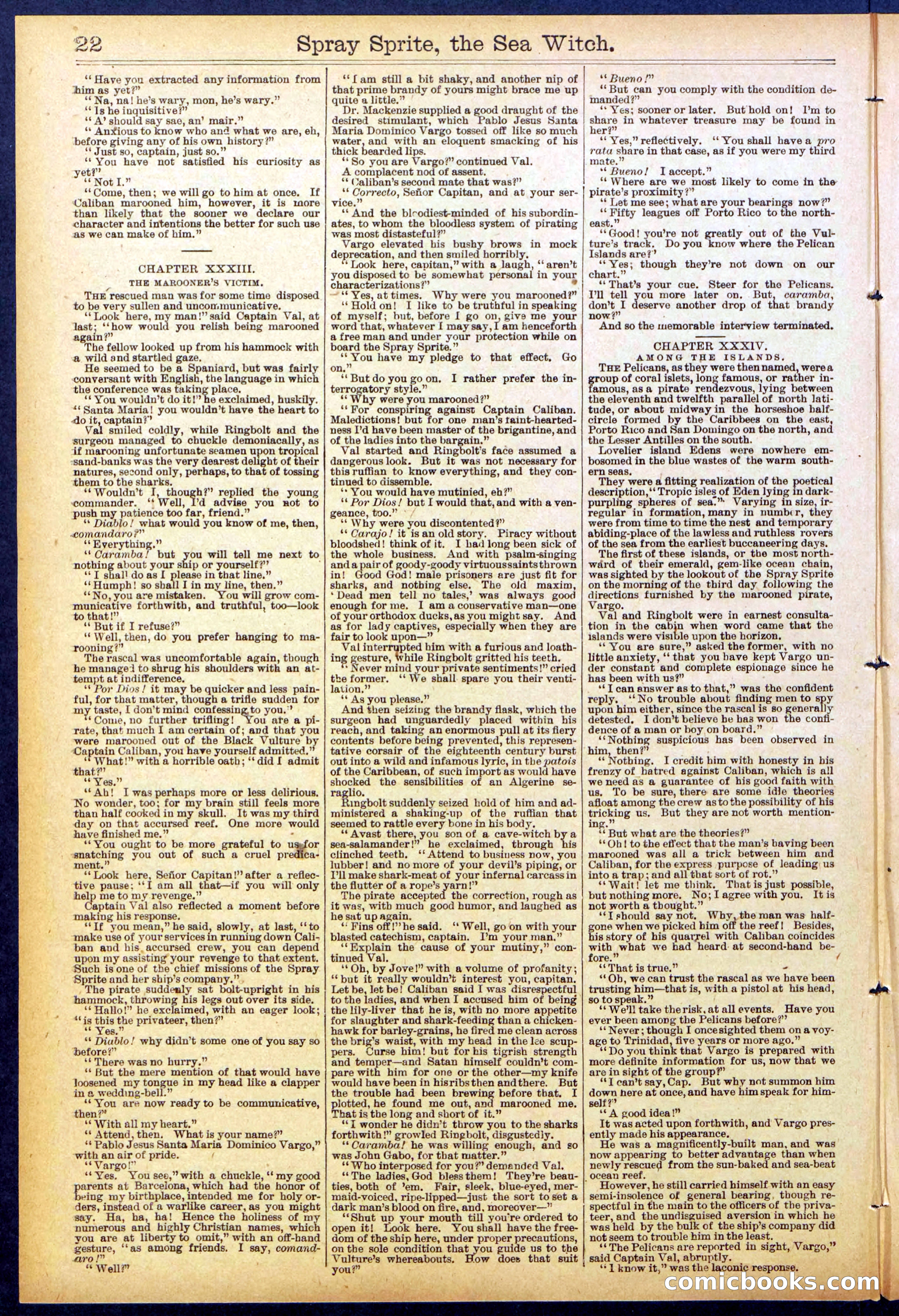 Beadle's Dime Library No. 866 — page 22 of 32