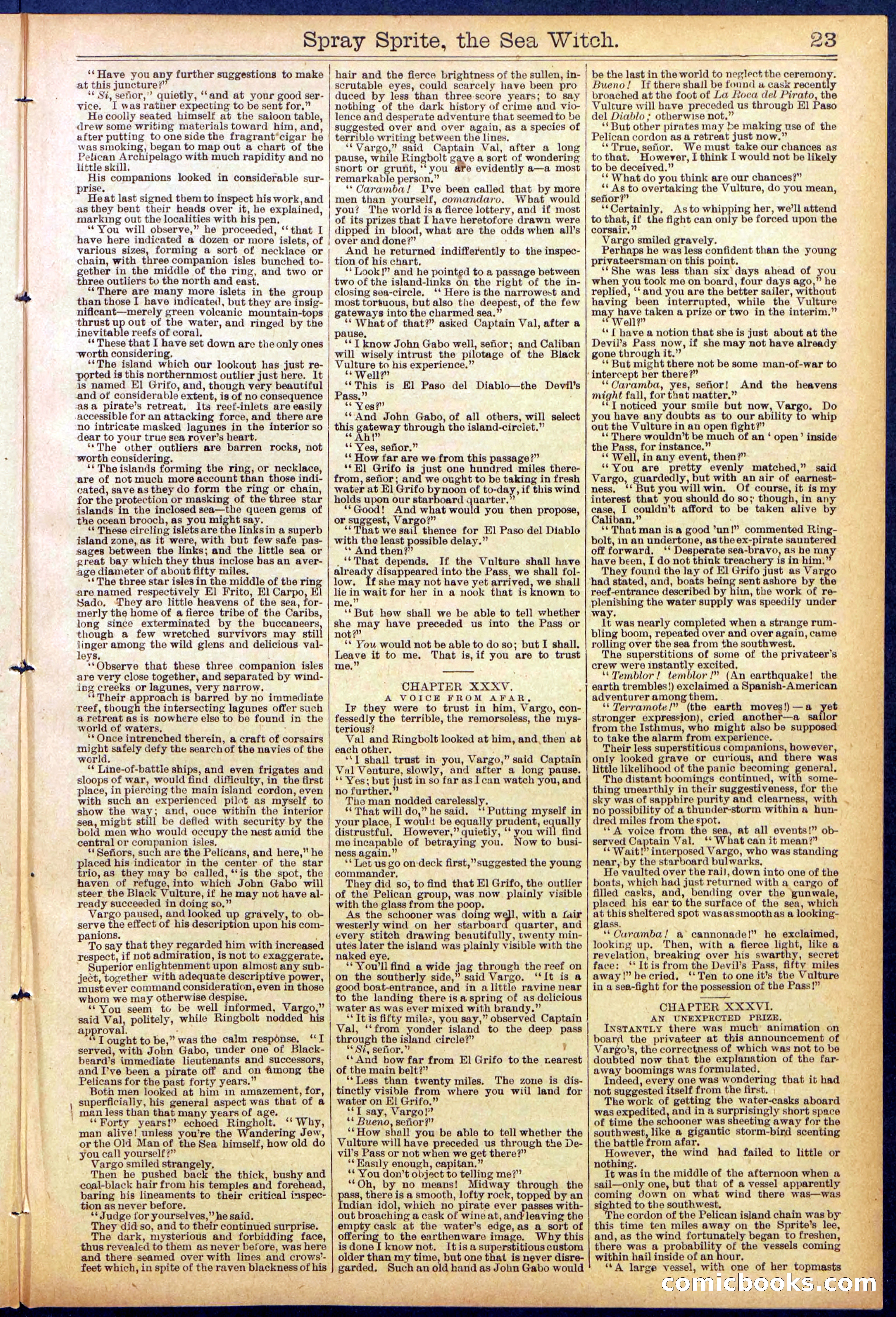 Beadle's Dime Library No. 866 — page 23 of 32