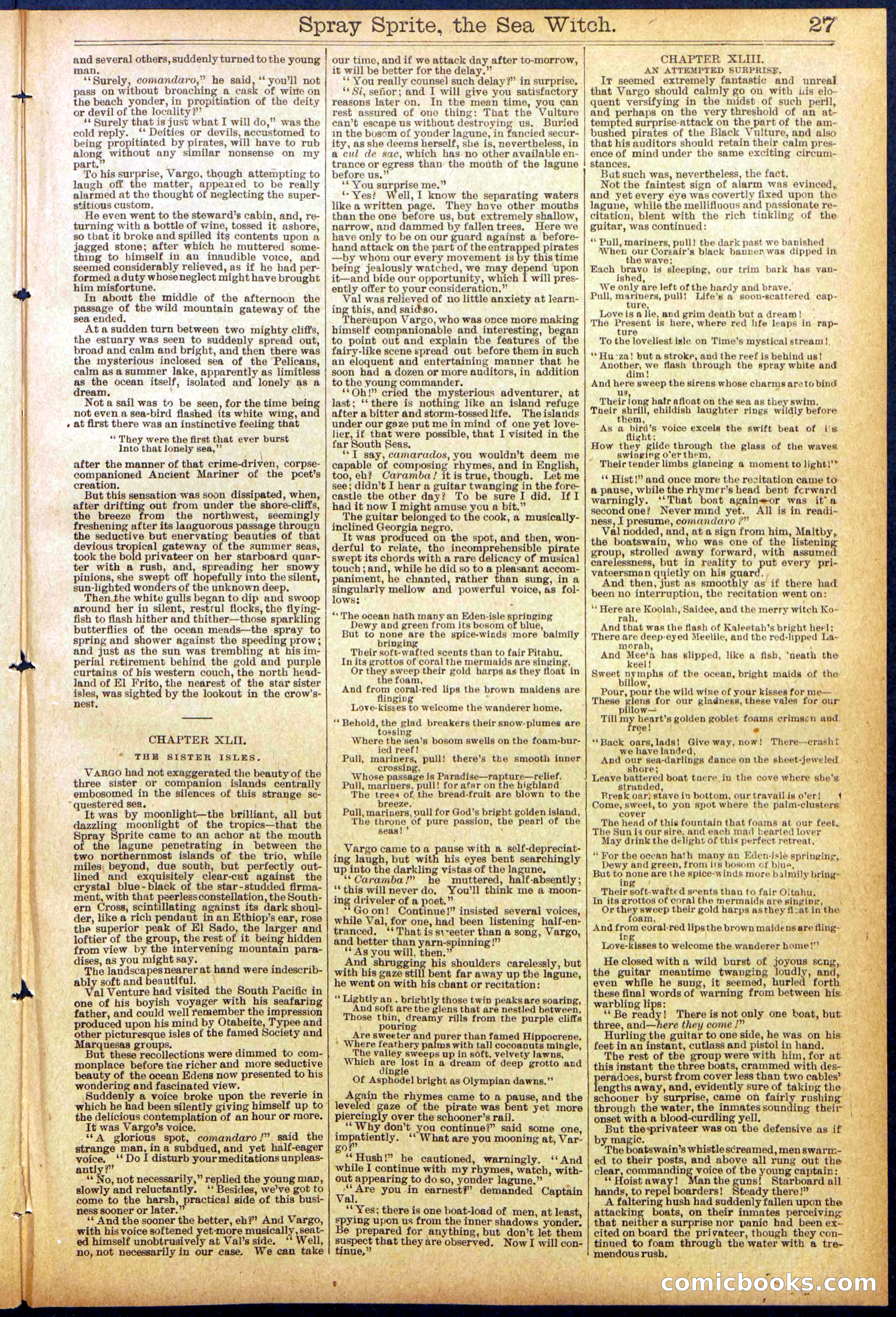 Beadle's Dime Library No. 866 — page 27 of 32