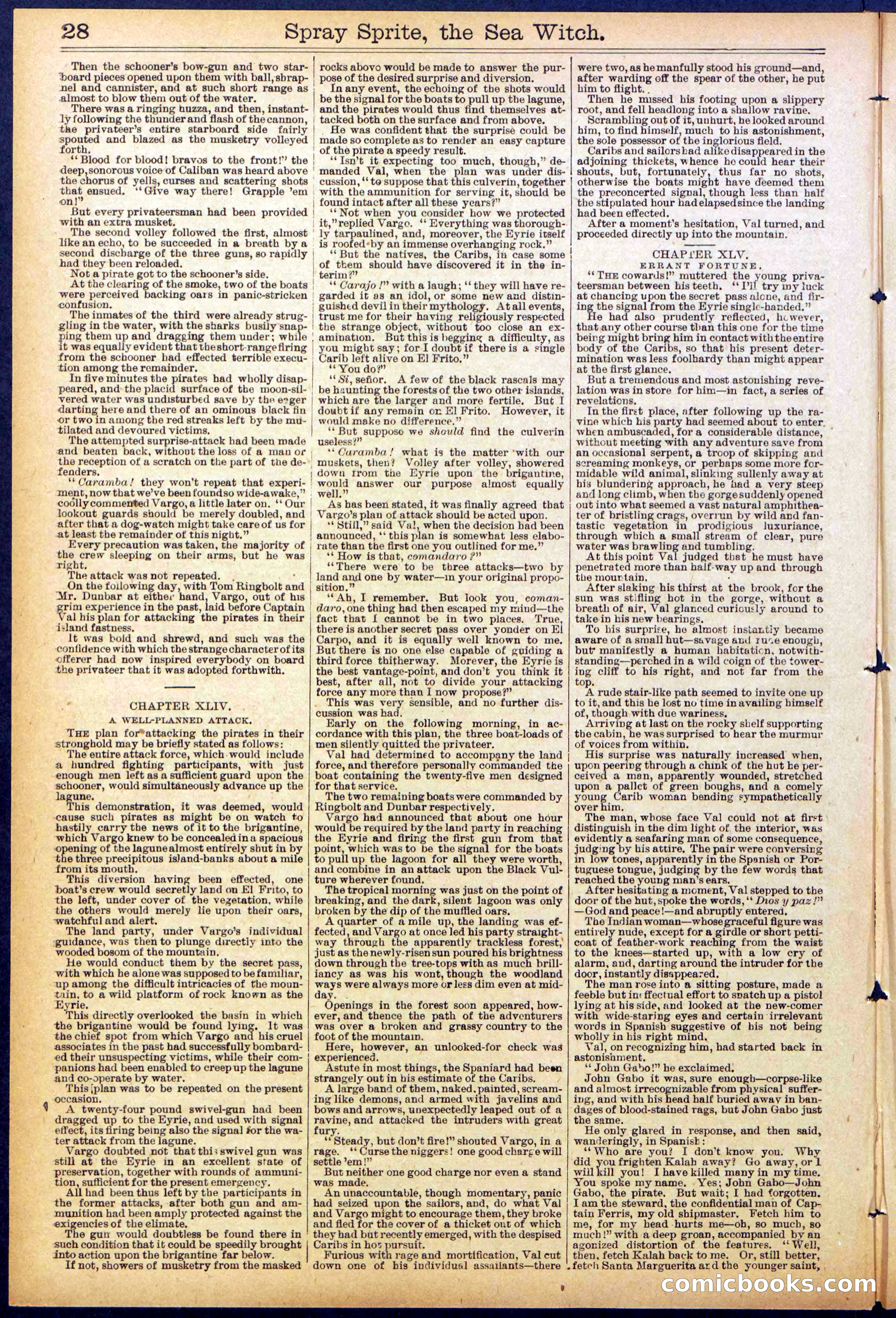 Beadle's Dime Library No. 866 — page 28 of 32