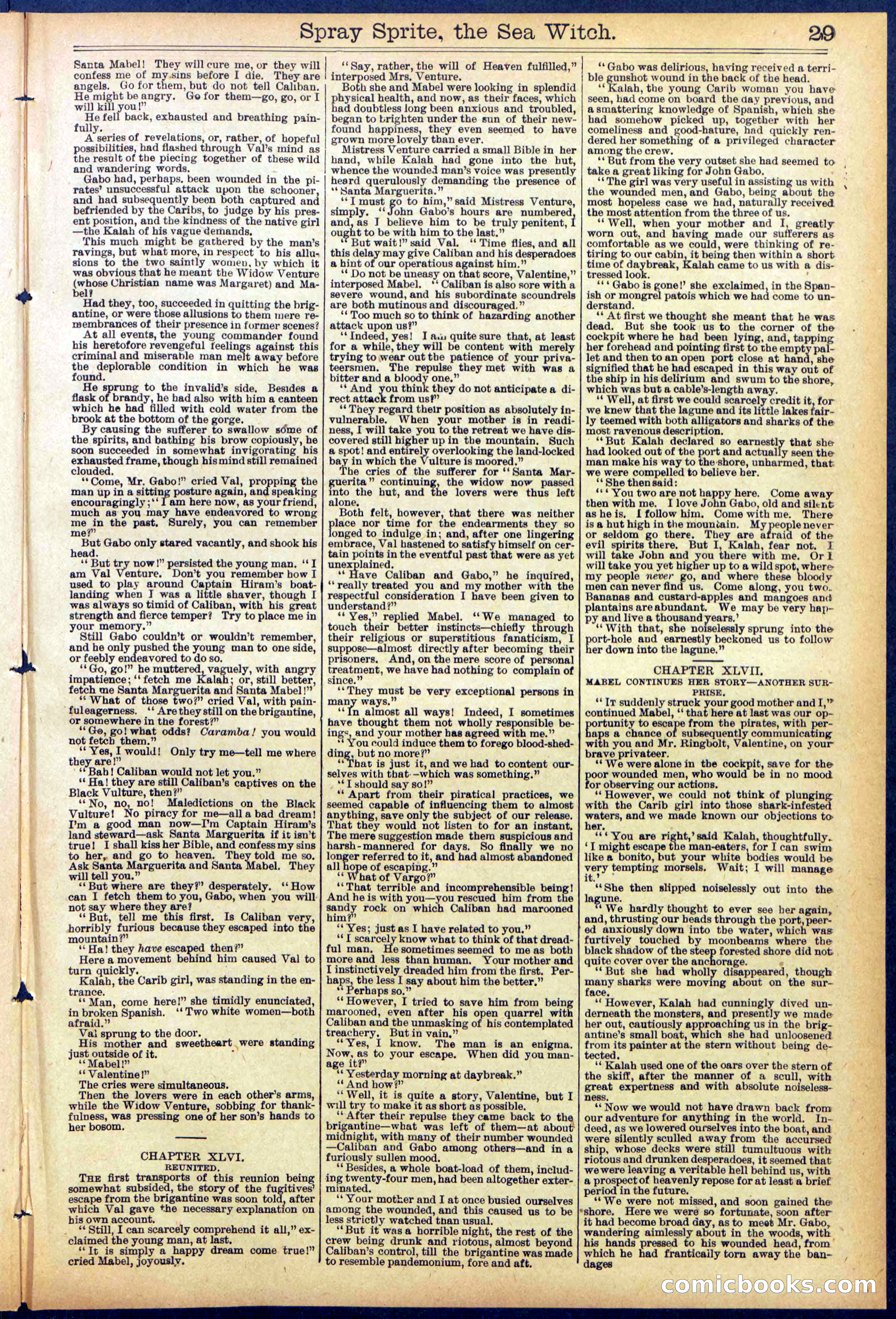 Beadle's Dime Library No. 866 — page 29 of 32