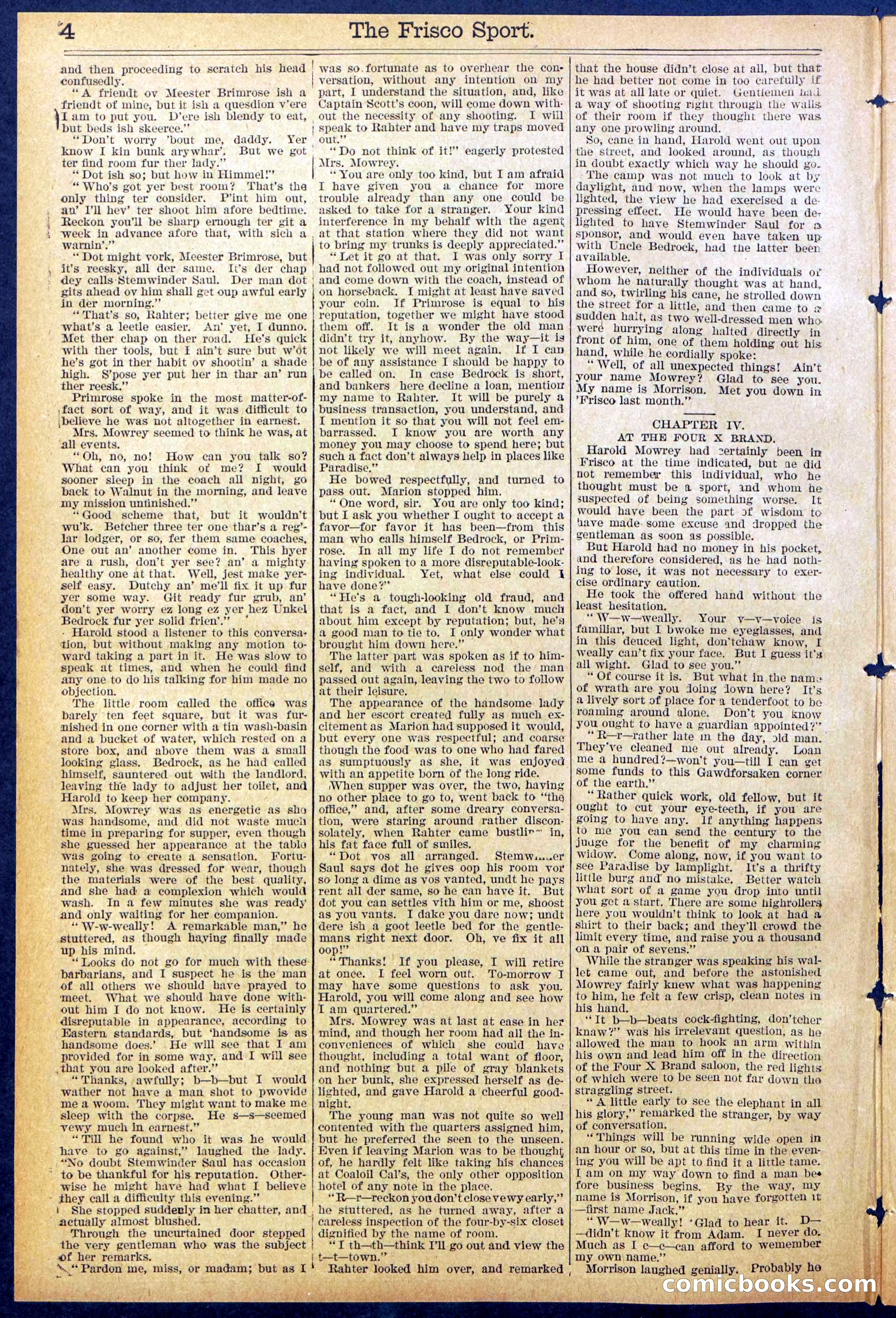 Beadle's New York Dime Library, No. 867 — page 4 of 32