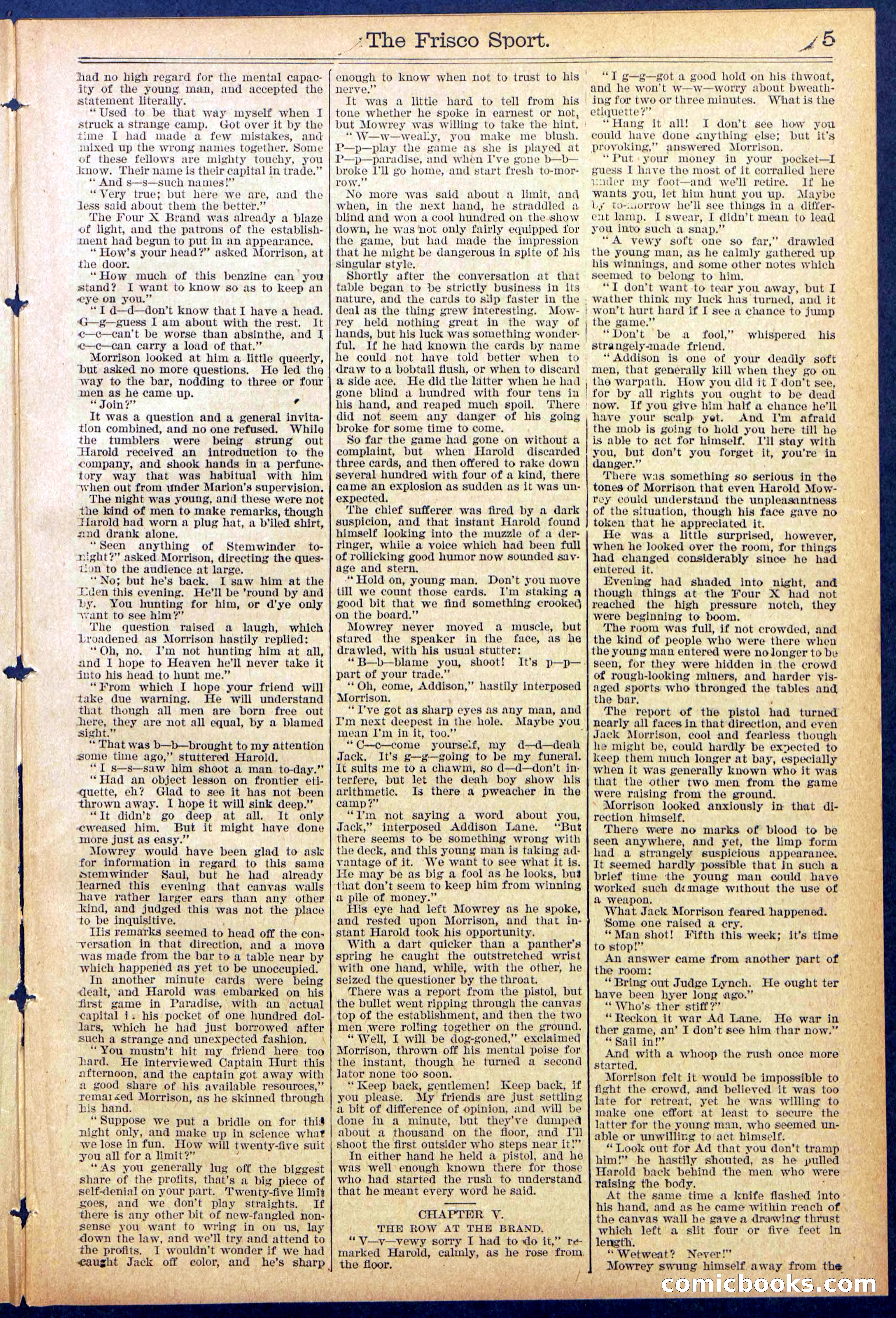 Beadle's New York Dime Library, No. 867 — page 5 of 32