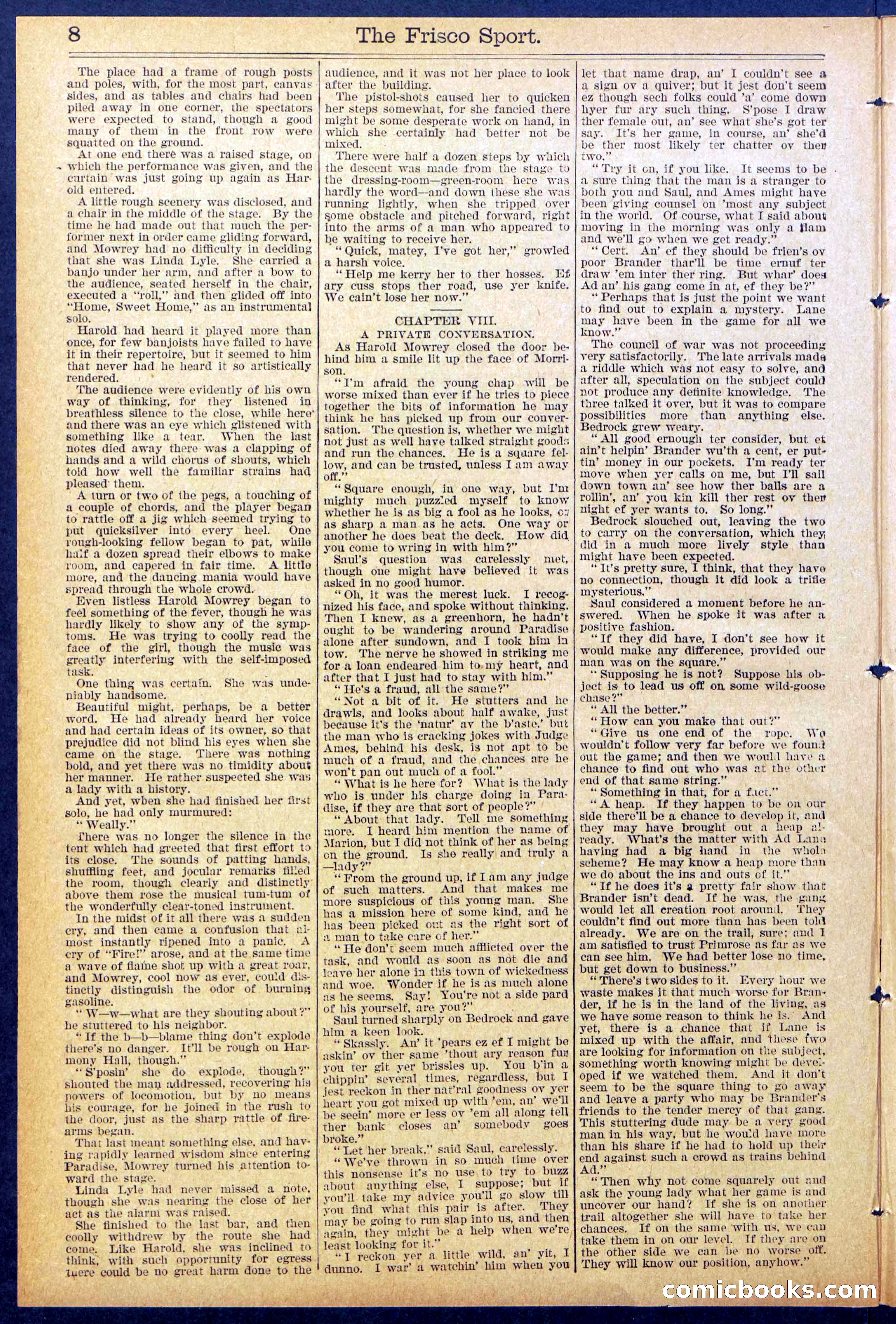 Beadle's New York Dime Library, No. 867 — page 8 of 32