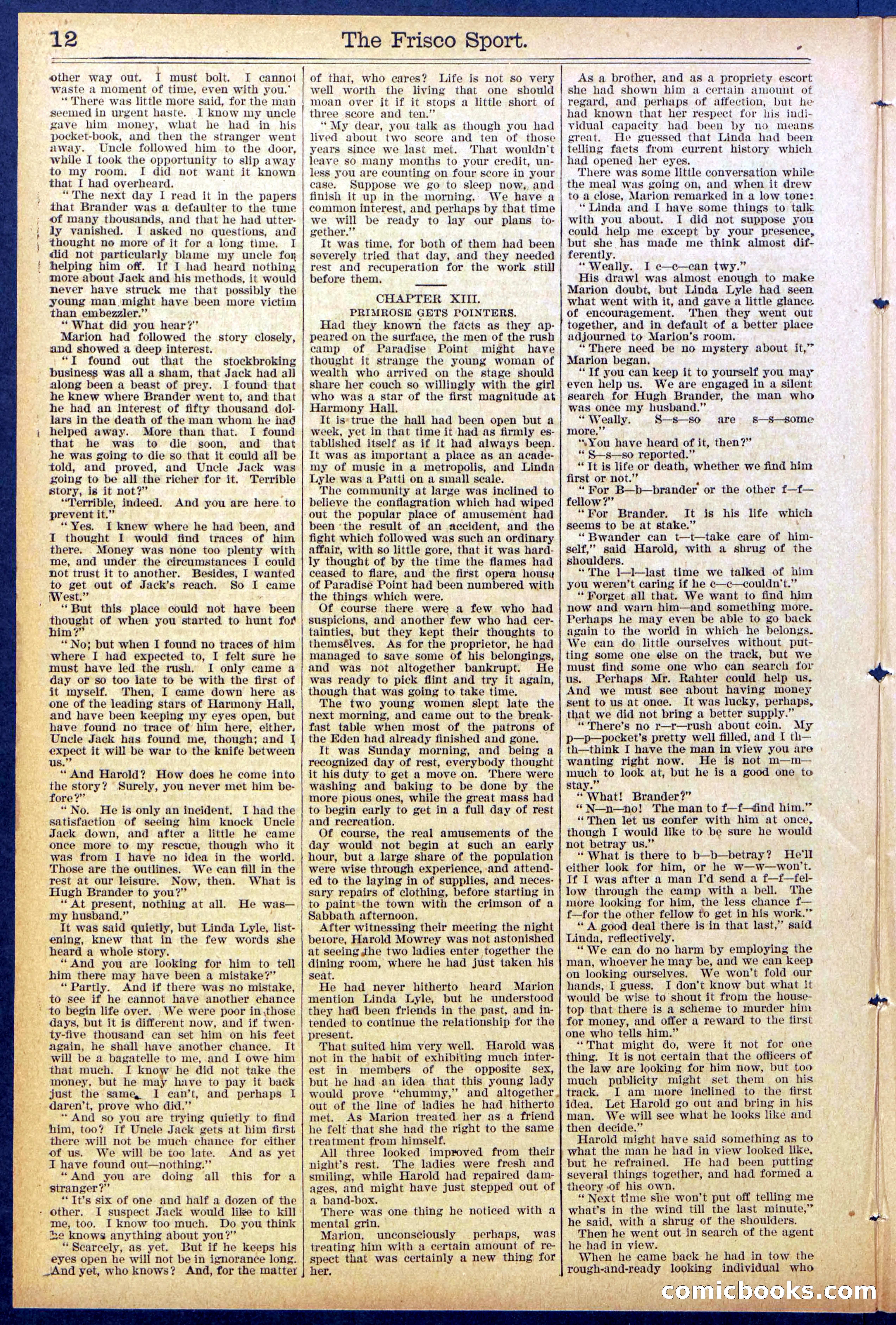 Beadle's New York Dime Library, No. 867 — page 12 of 32