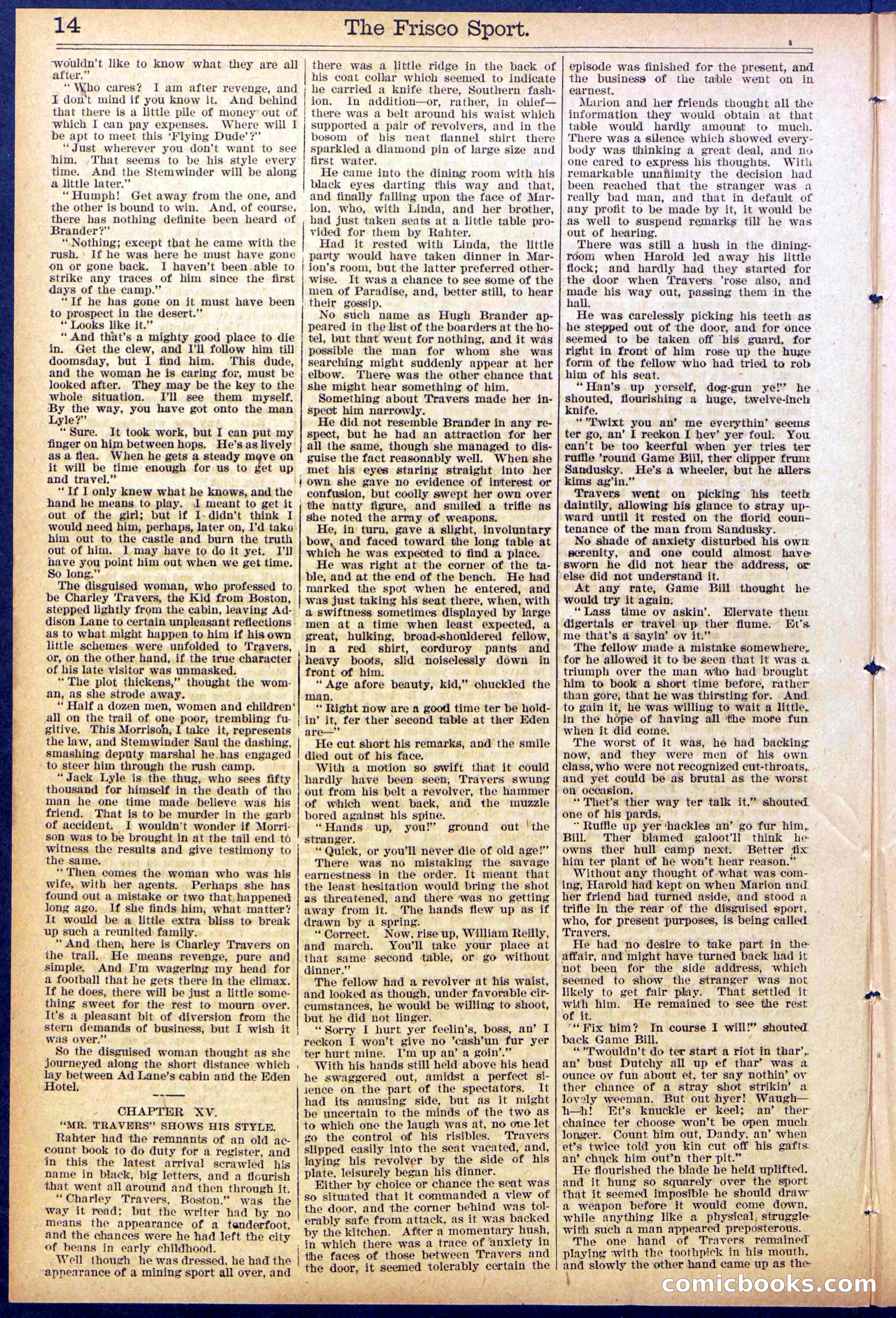 Beadle's New York Dime Library, No. 867 — page 14 of 32