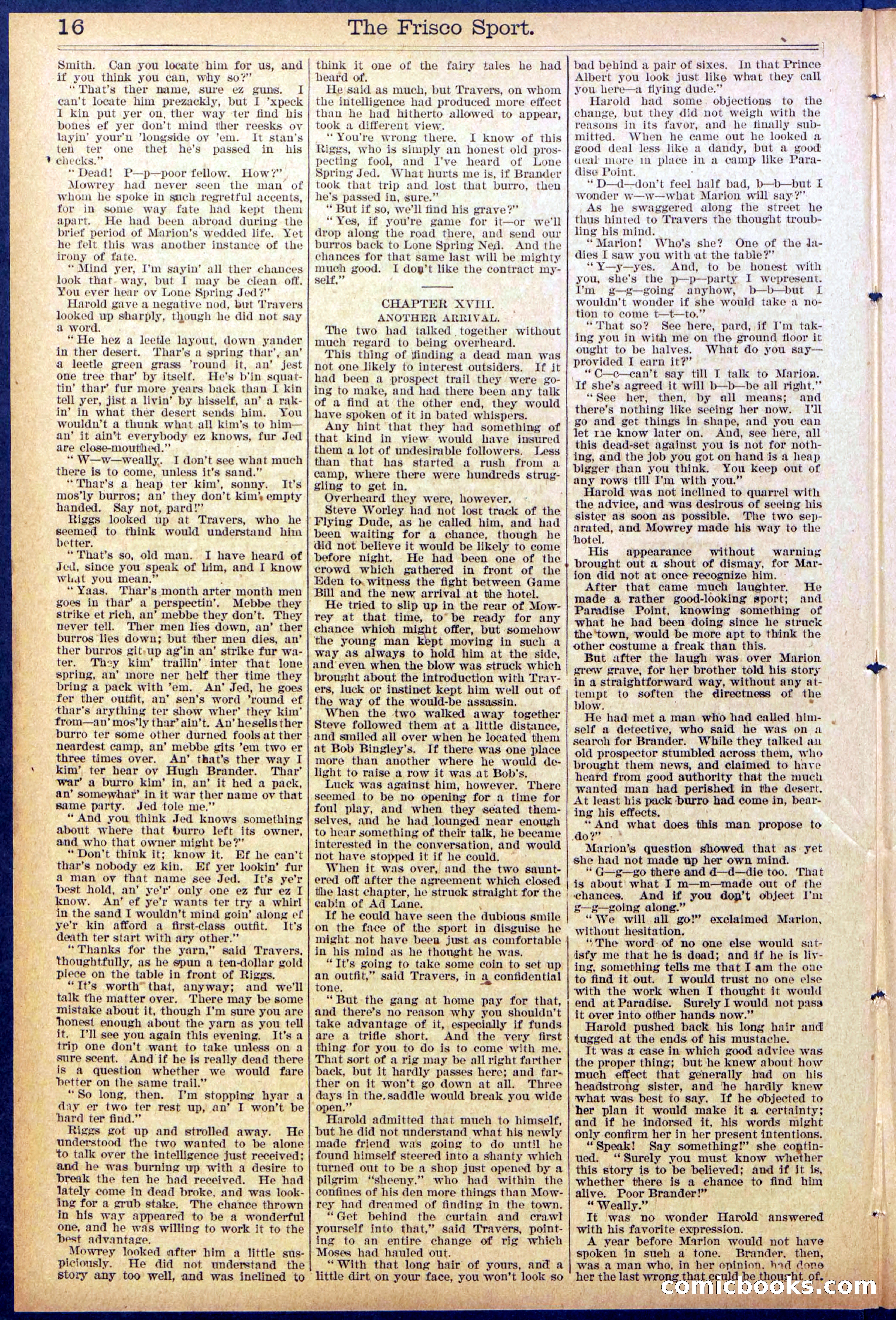 Beadle's New York Dime Library, No. 867 — page 16 of 32