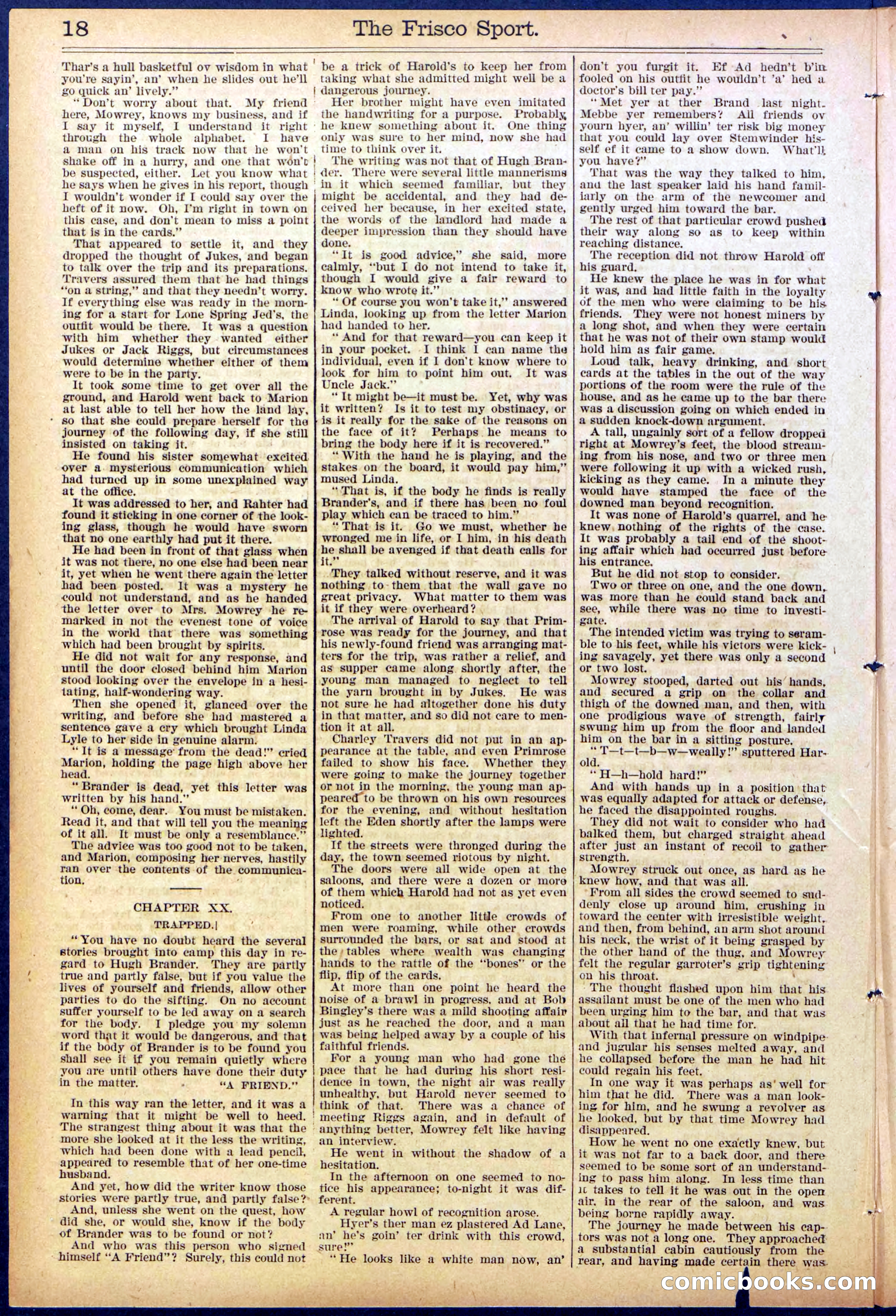 Beadle's New York Dime Library, No. 867 — page 18 of 32