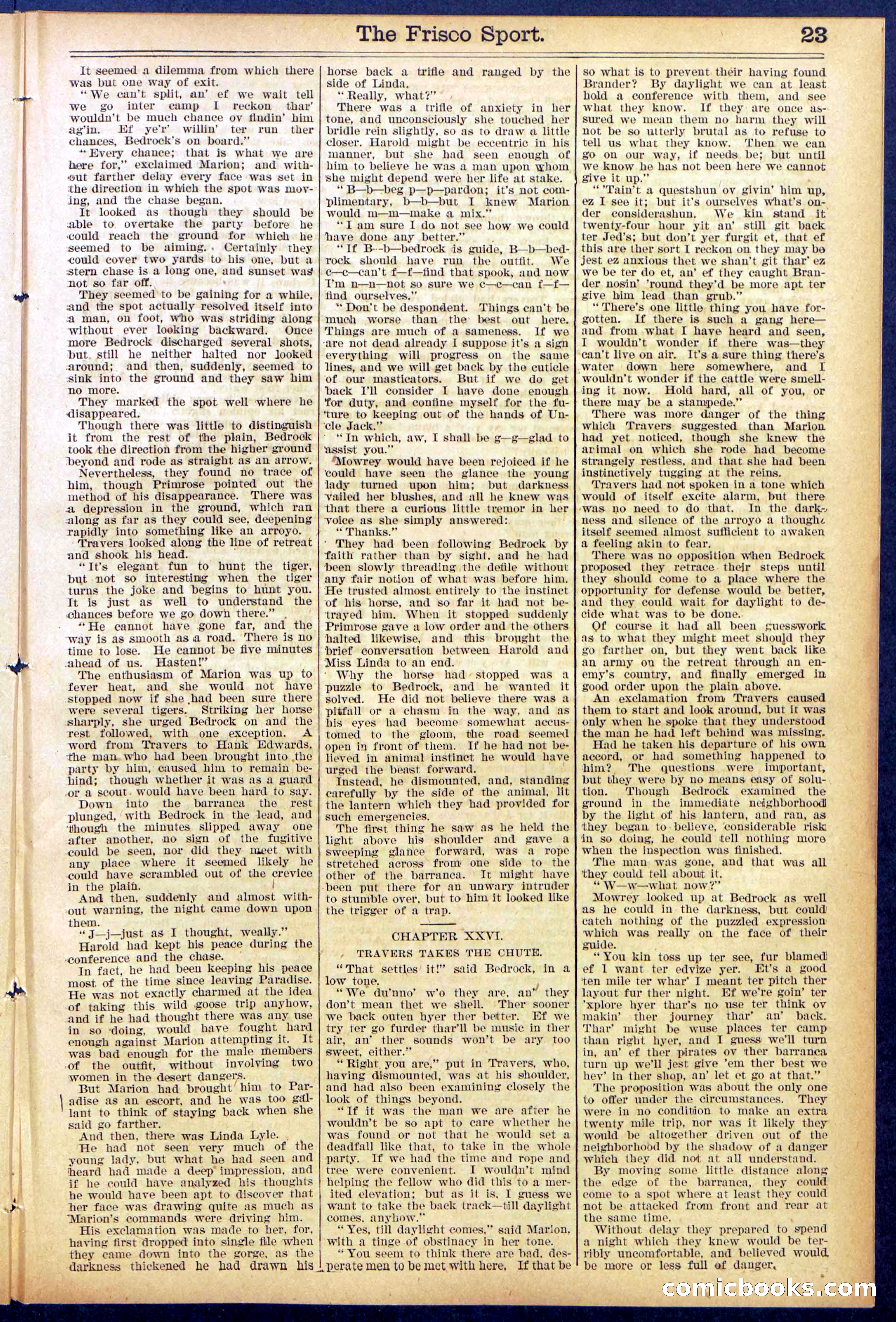 Beadle's New York Dime Library, No. 867 — page 23 of 32
