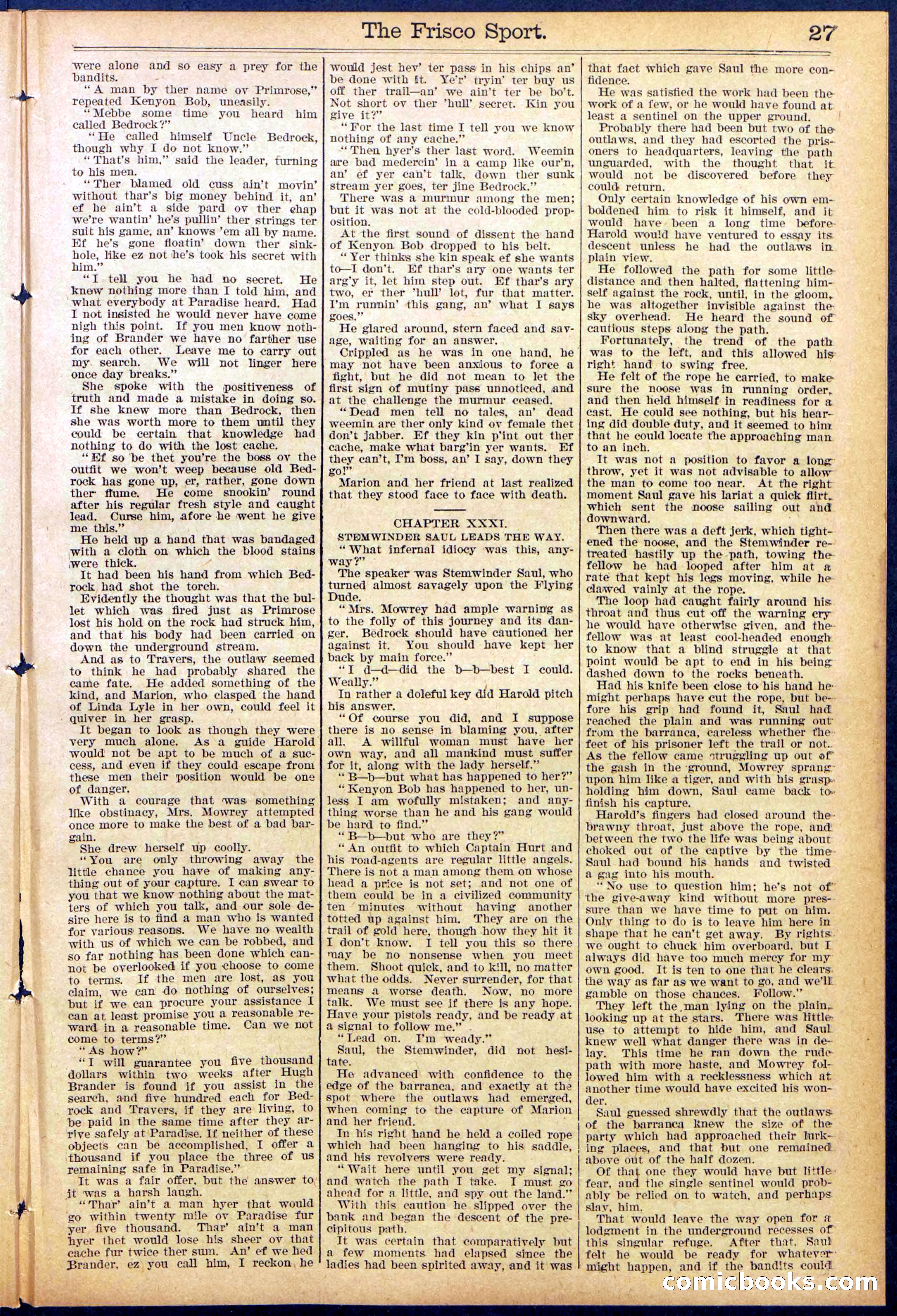 Beadle's New York Dime Library, No. 867 — page 27 of 32