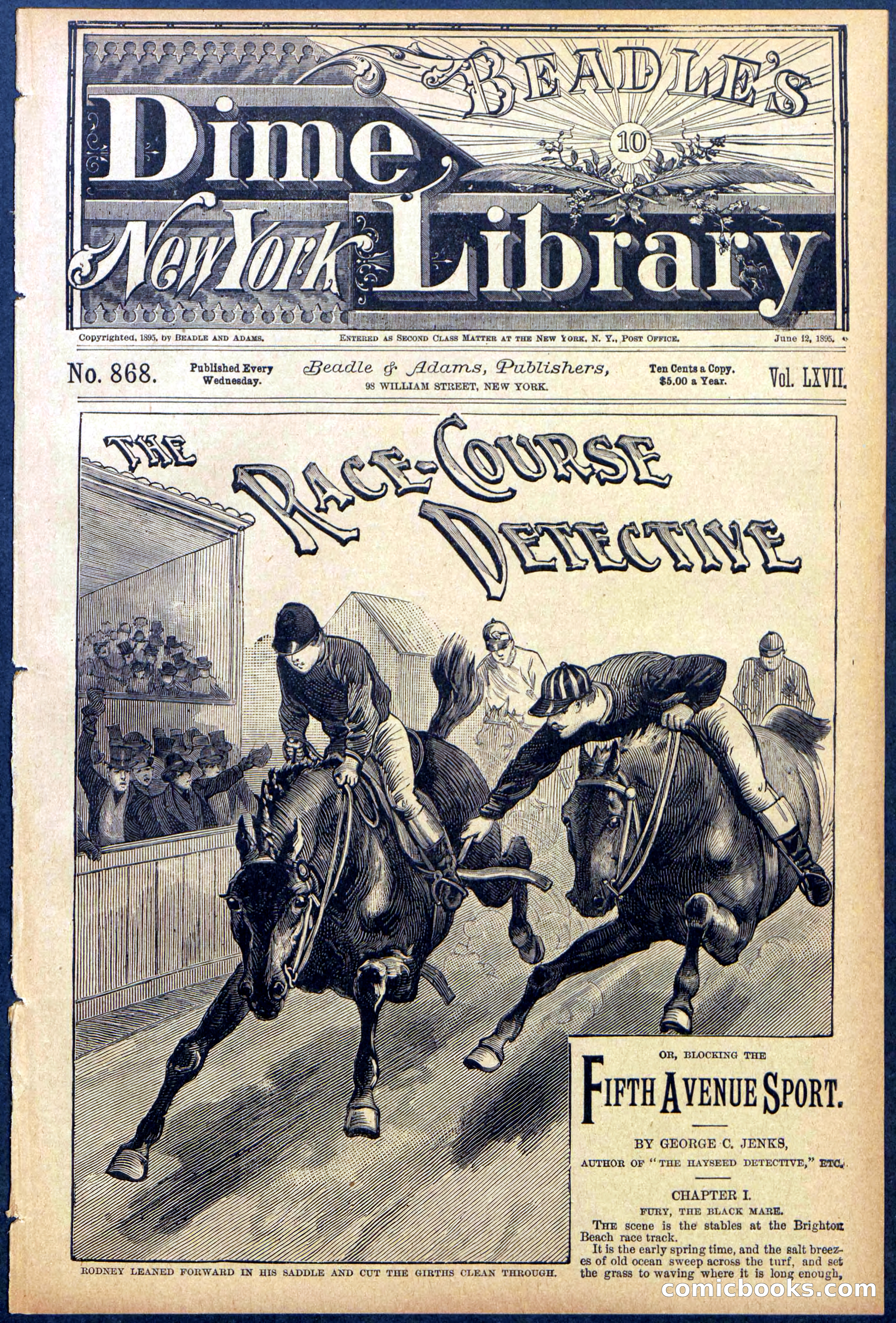 Beadle's Dime Library No. 868 — page 1 of 32