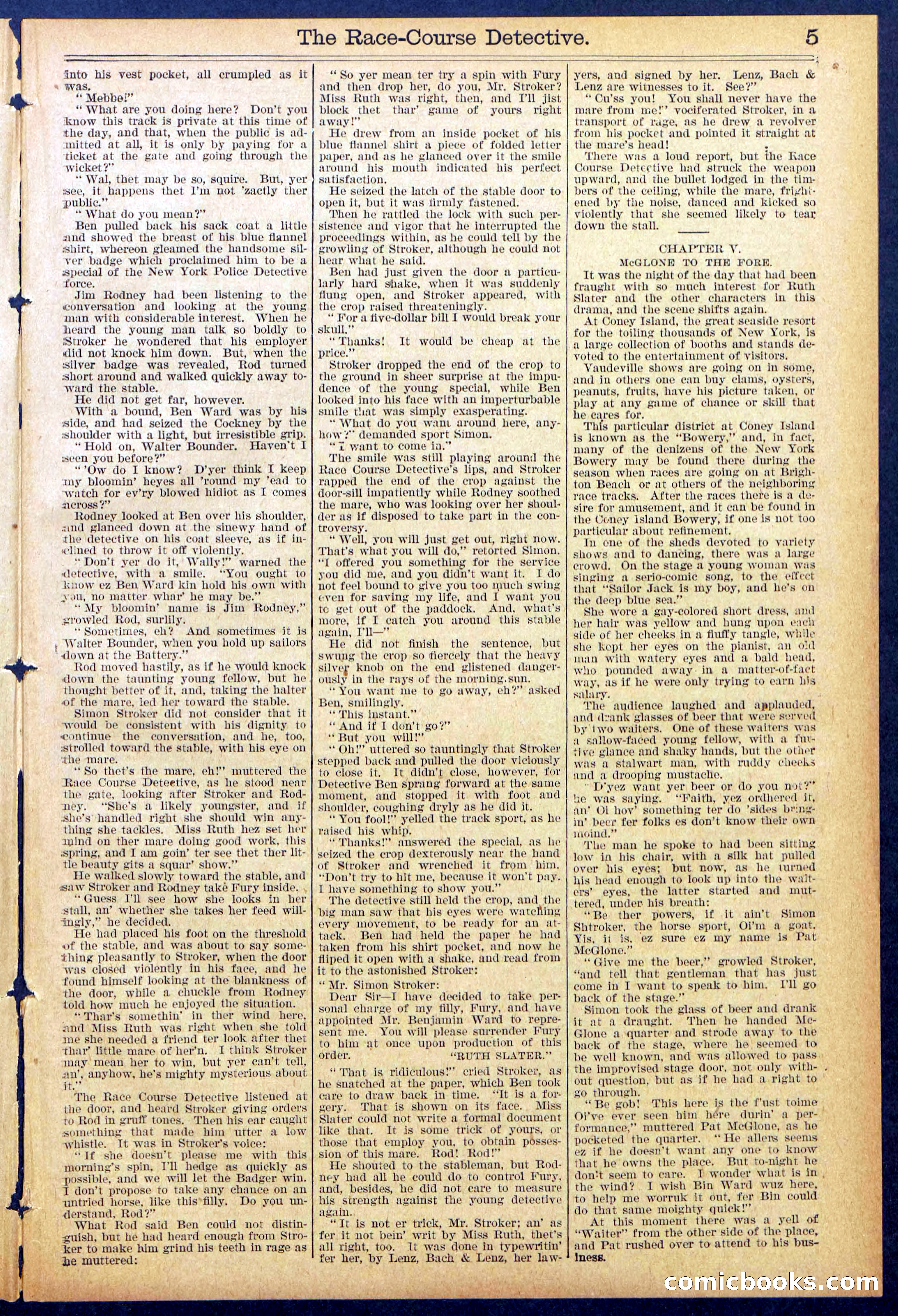 Beadle's Dime Library No. 868 — page 5 of 32